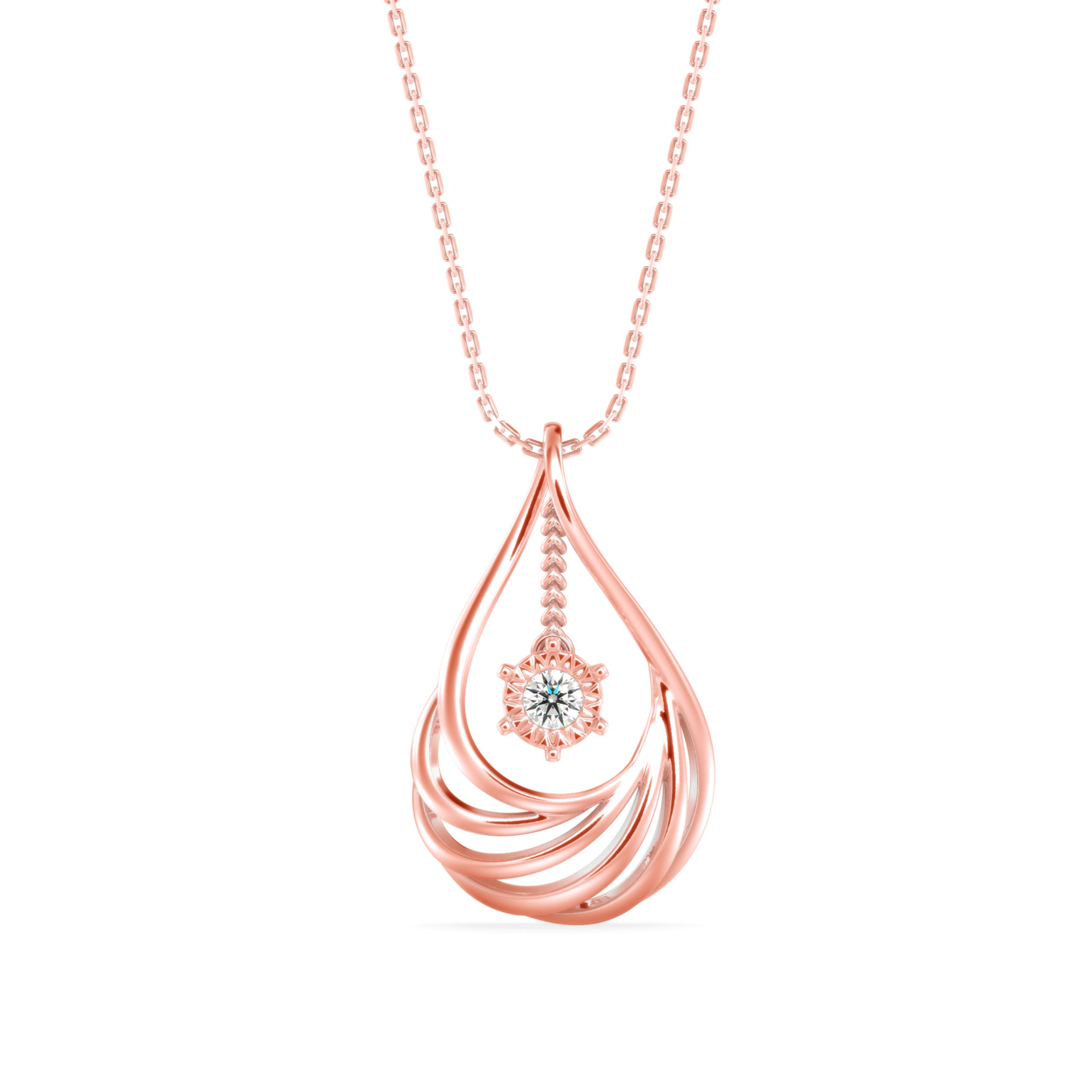 Diamond Pendant Necklace (DOC - P 1202)
