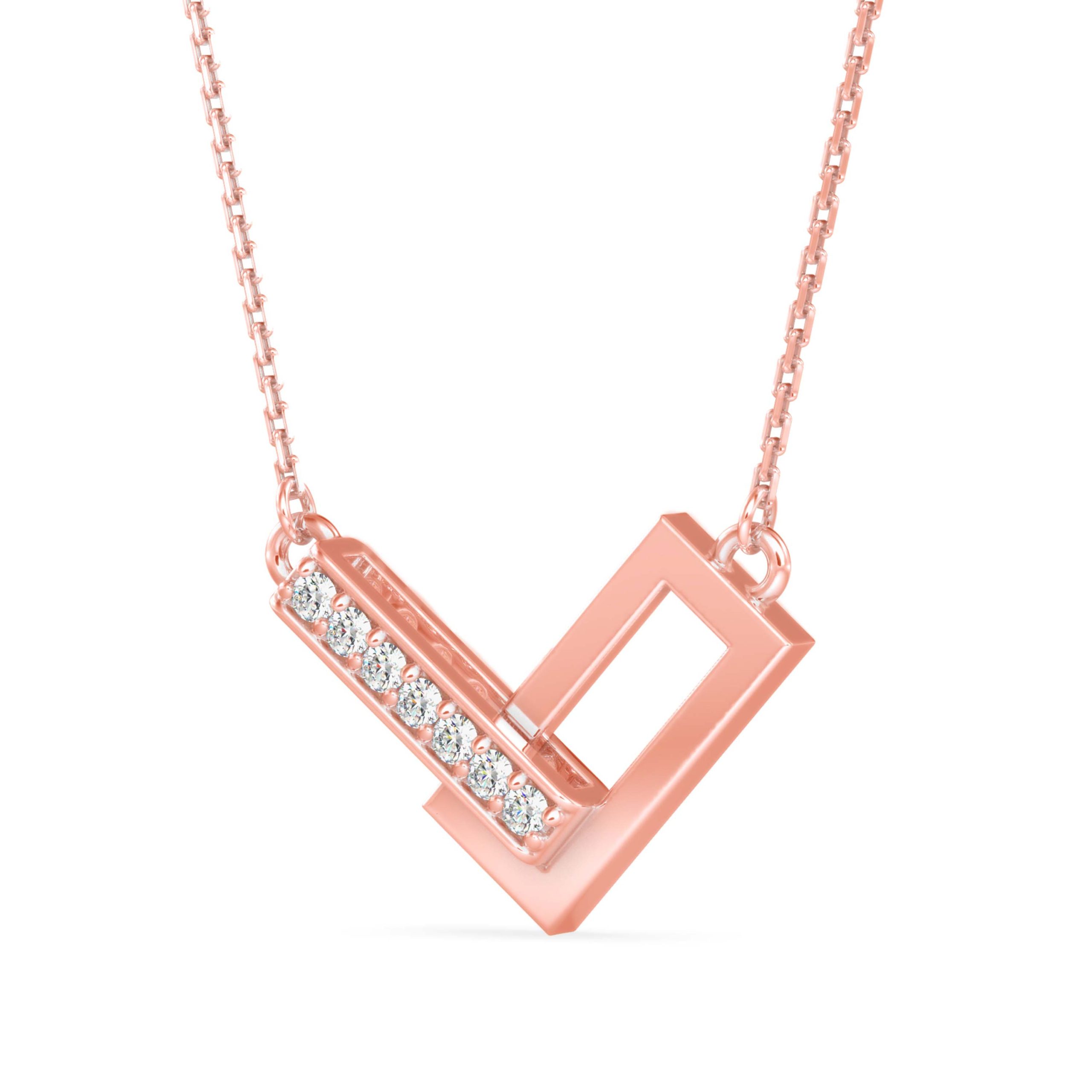 Diamond Pendant Necklace (DOC - P 1204) - Image 2