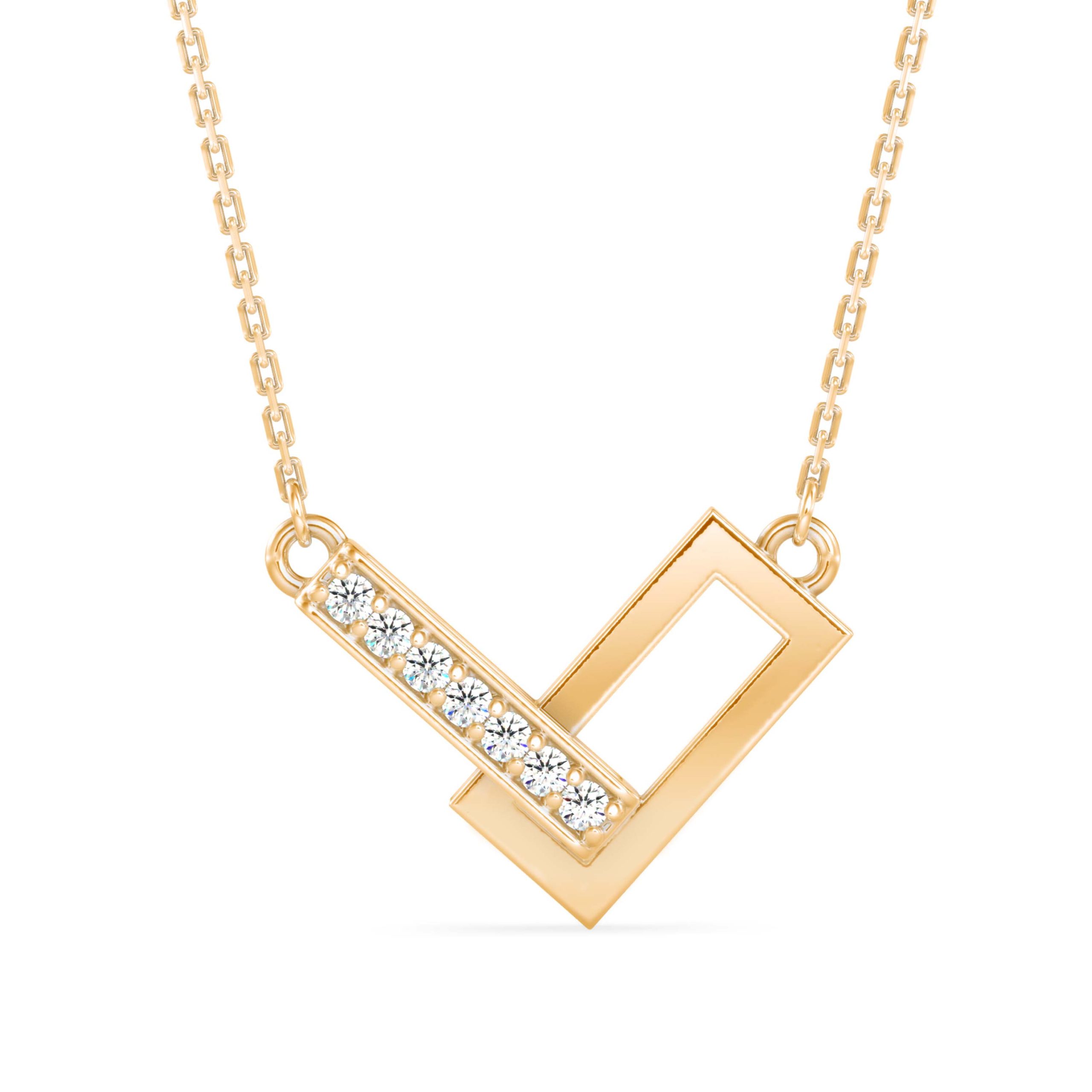 Diamond Pendant Necklace (DOC - P 1204) - Image 9