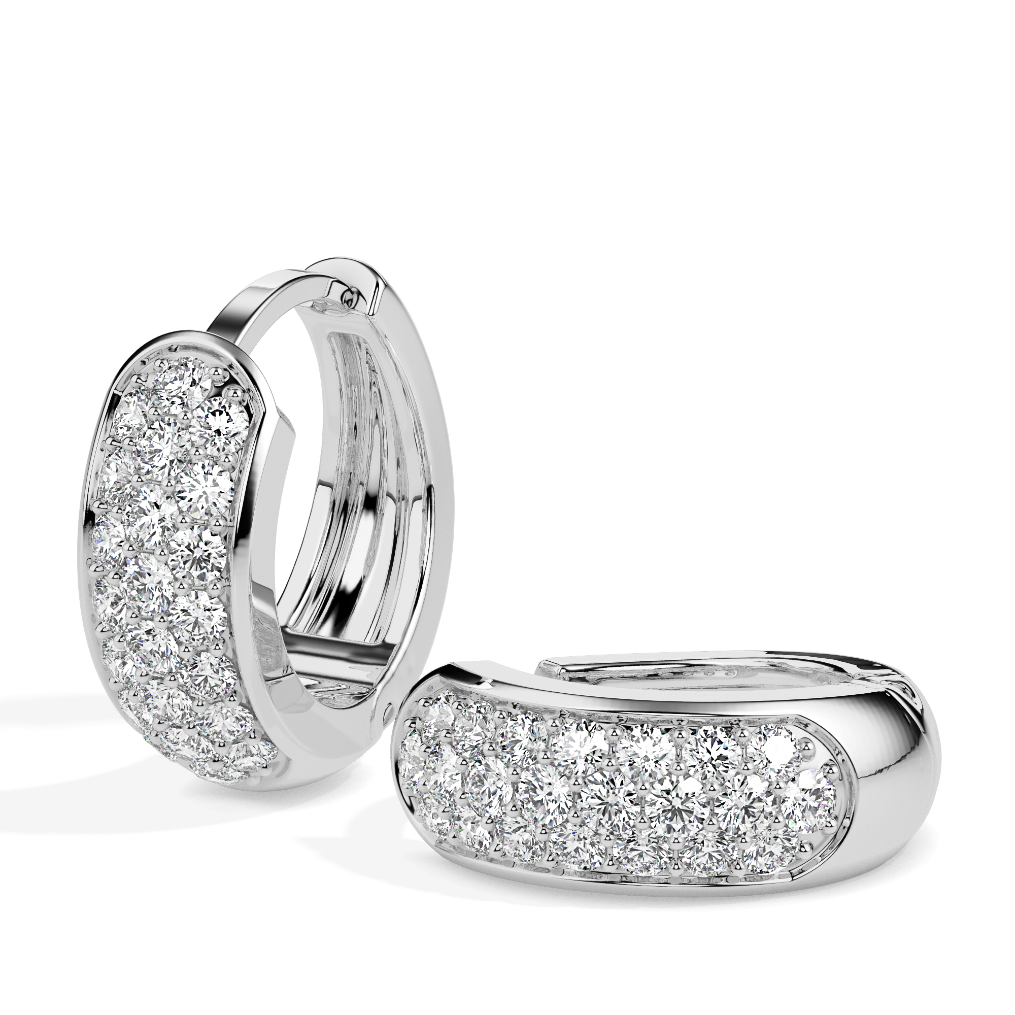 Diamond Earrings (Design Code 17007) - Image 9