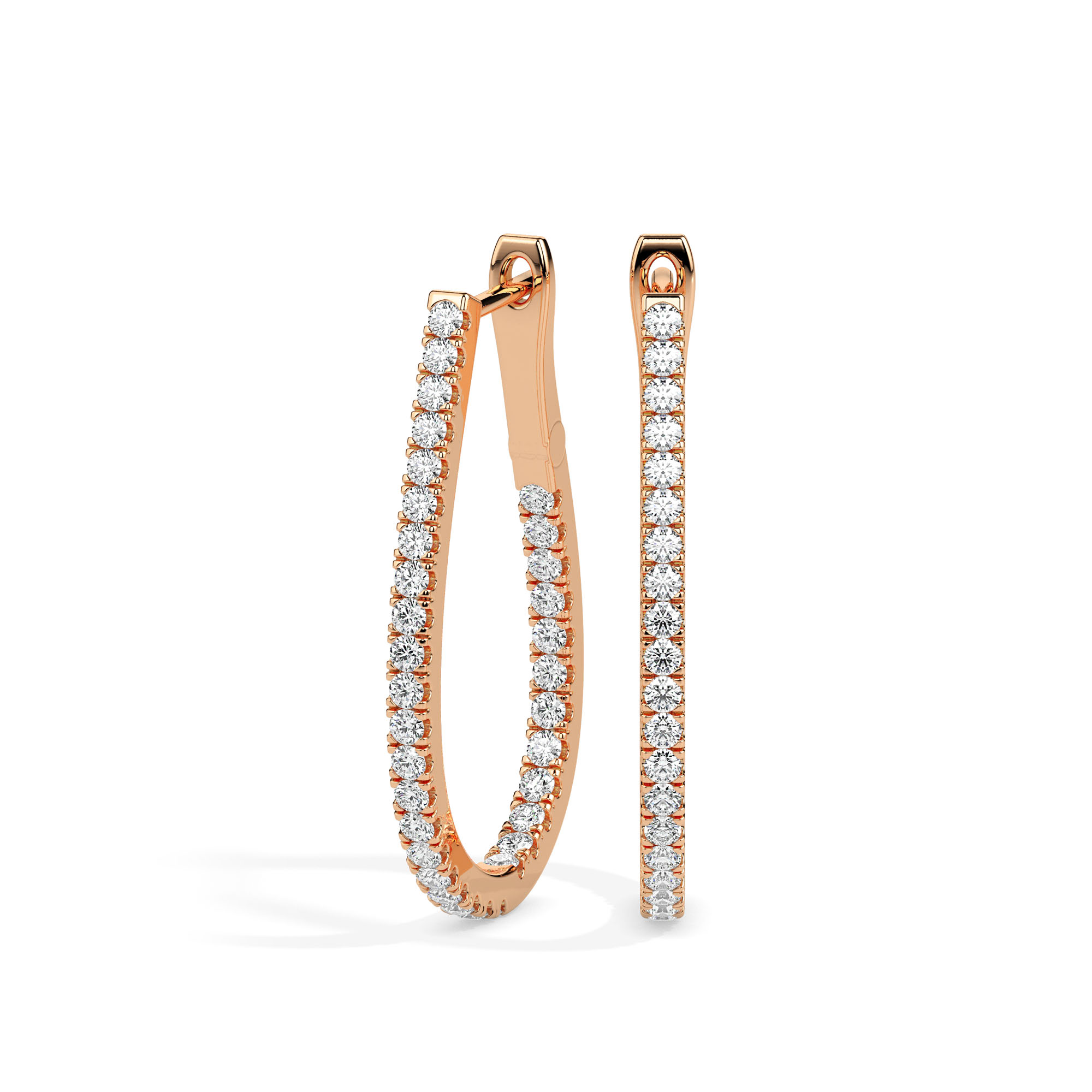 Diamond Earrings (Design Code 17017) - Image 2