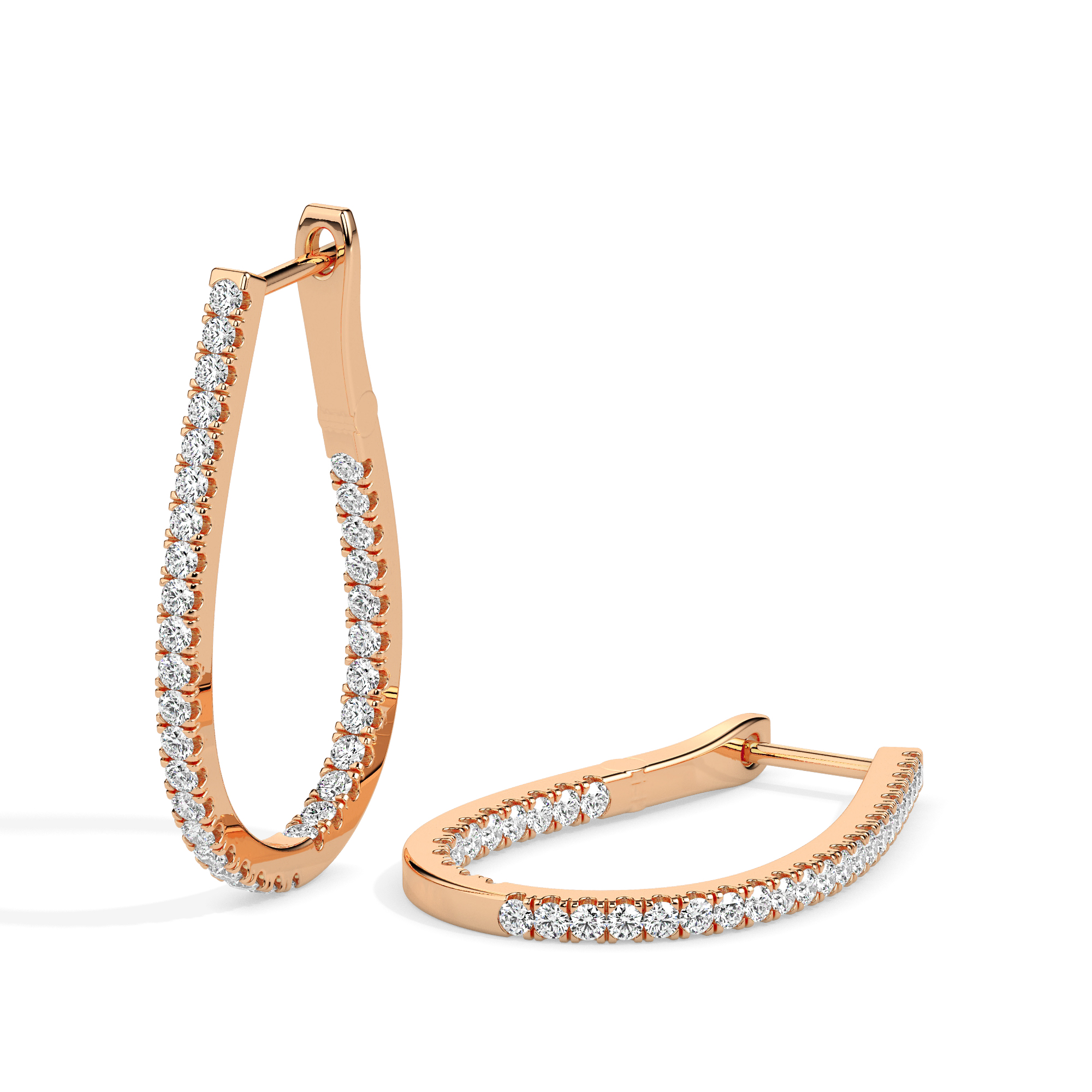 Diamond Earrings (Design Code 17017) - Image 5