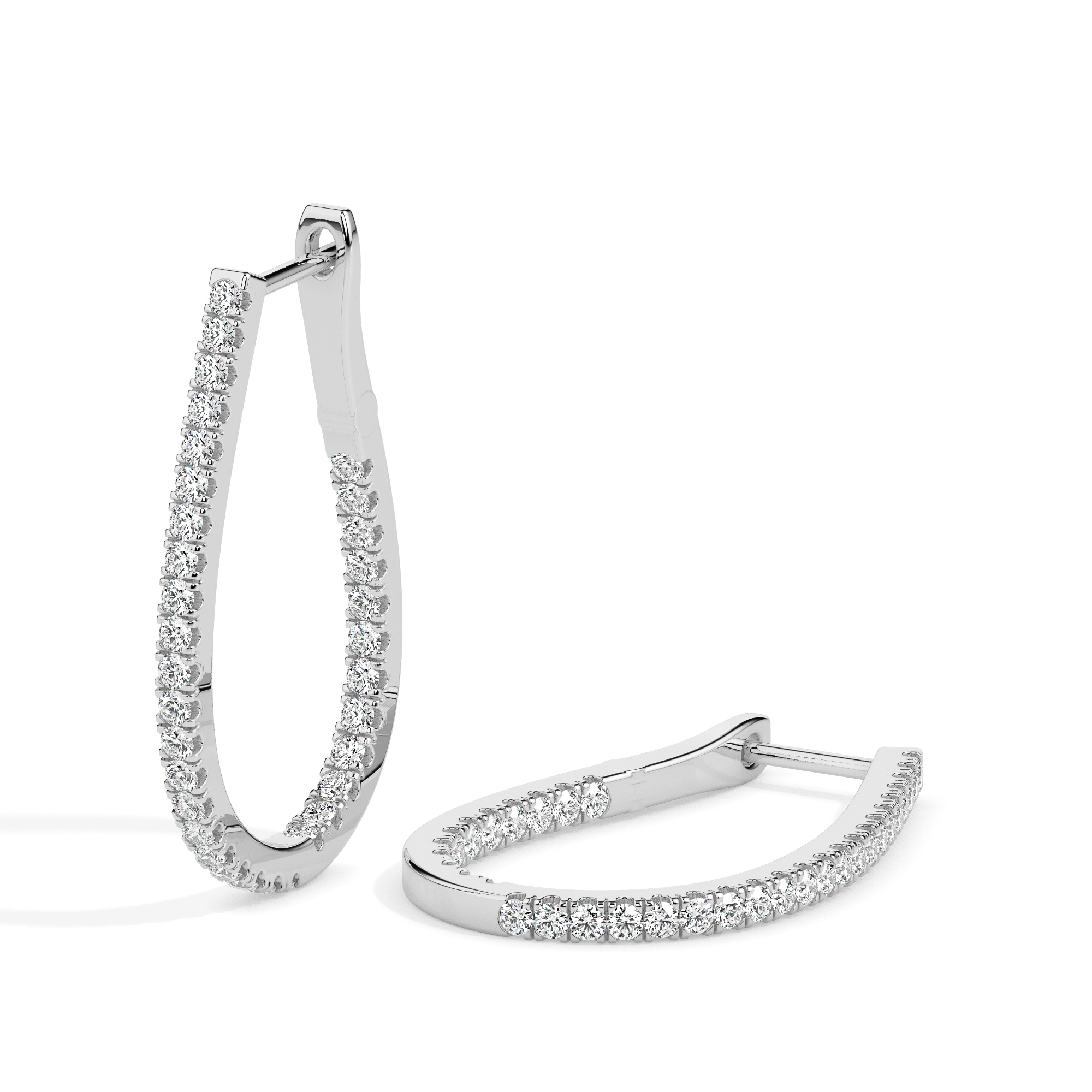 Diamond Earrings (Design Code 17017) - Image 9