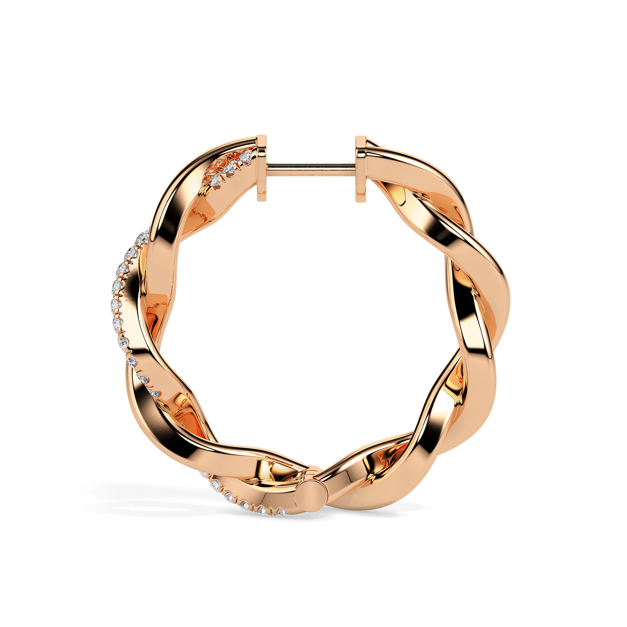 Diamond Earrings (Design Code 17018) - Image 4