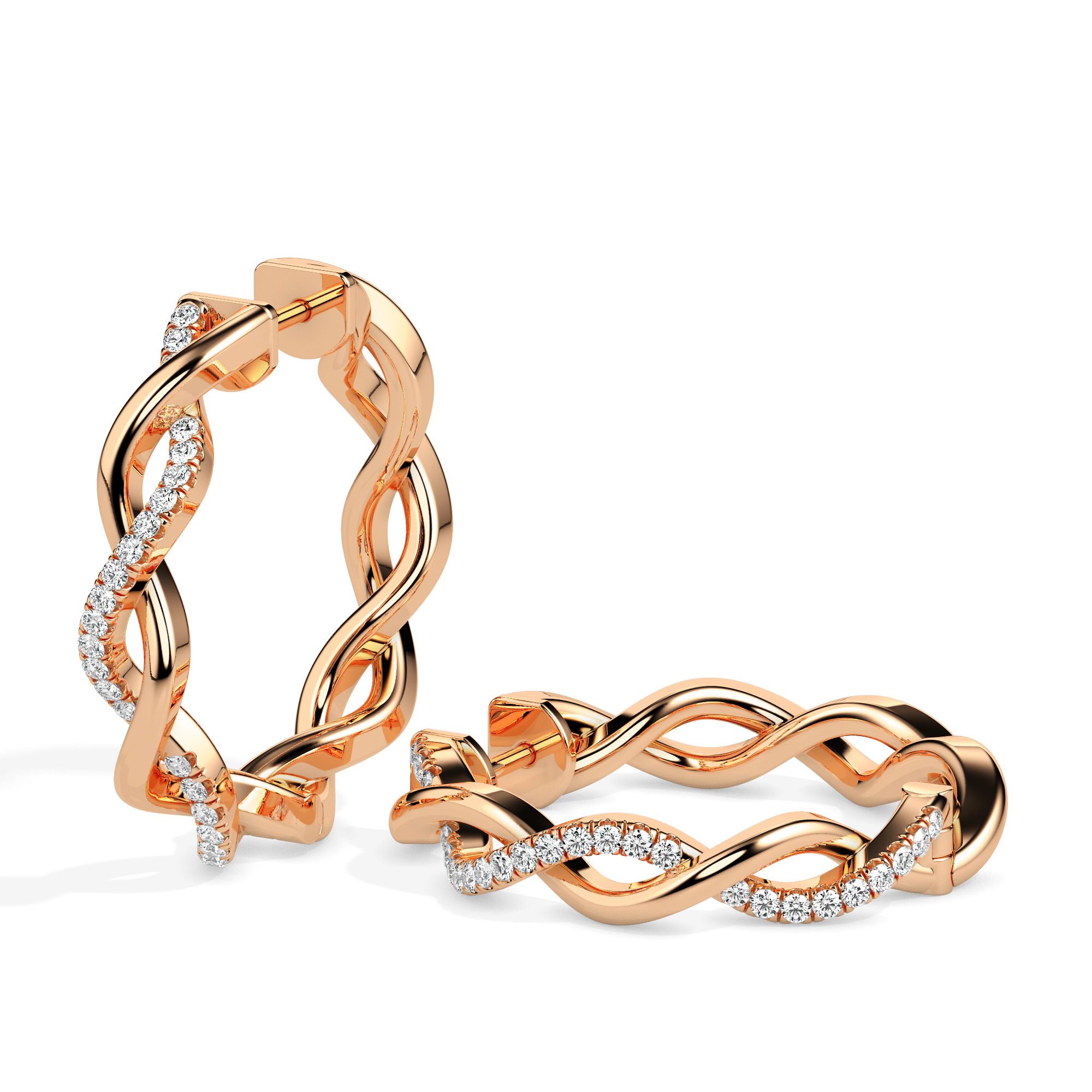 Diamond Earrings (Design Code 17018) - Image 6