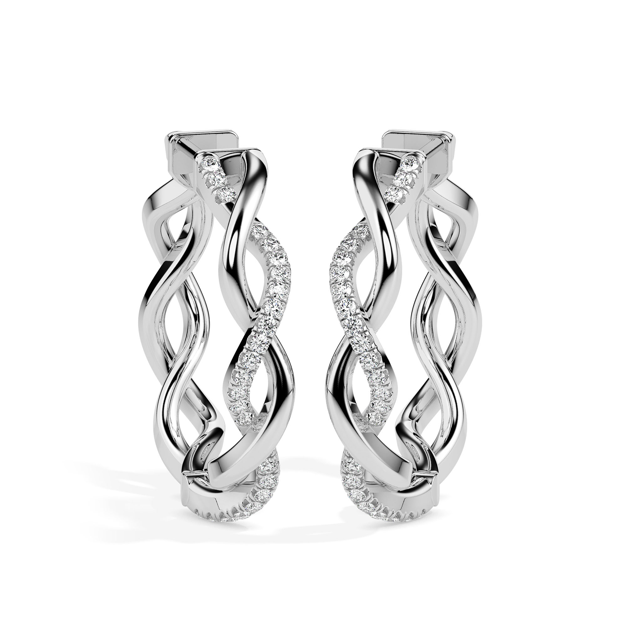 Diamond Earrings (Design Code 17018) - Image 8