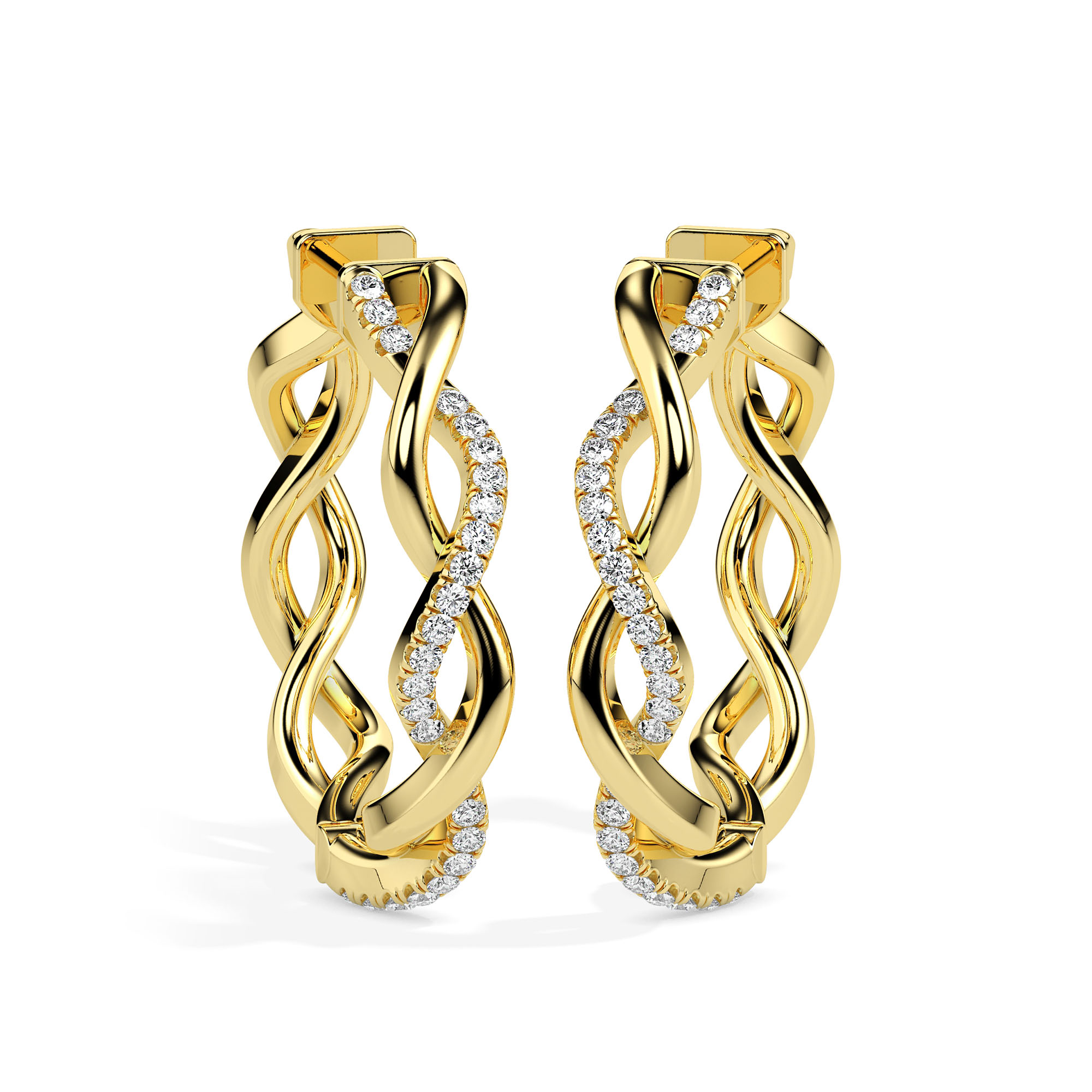 Diamond Earrings (Design Code 17018) - Image 12