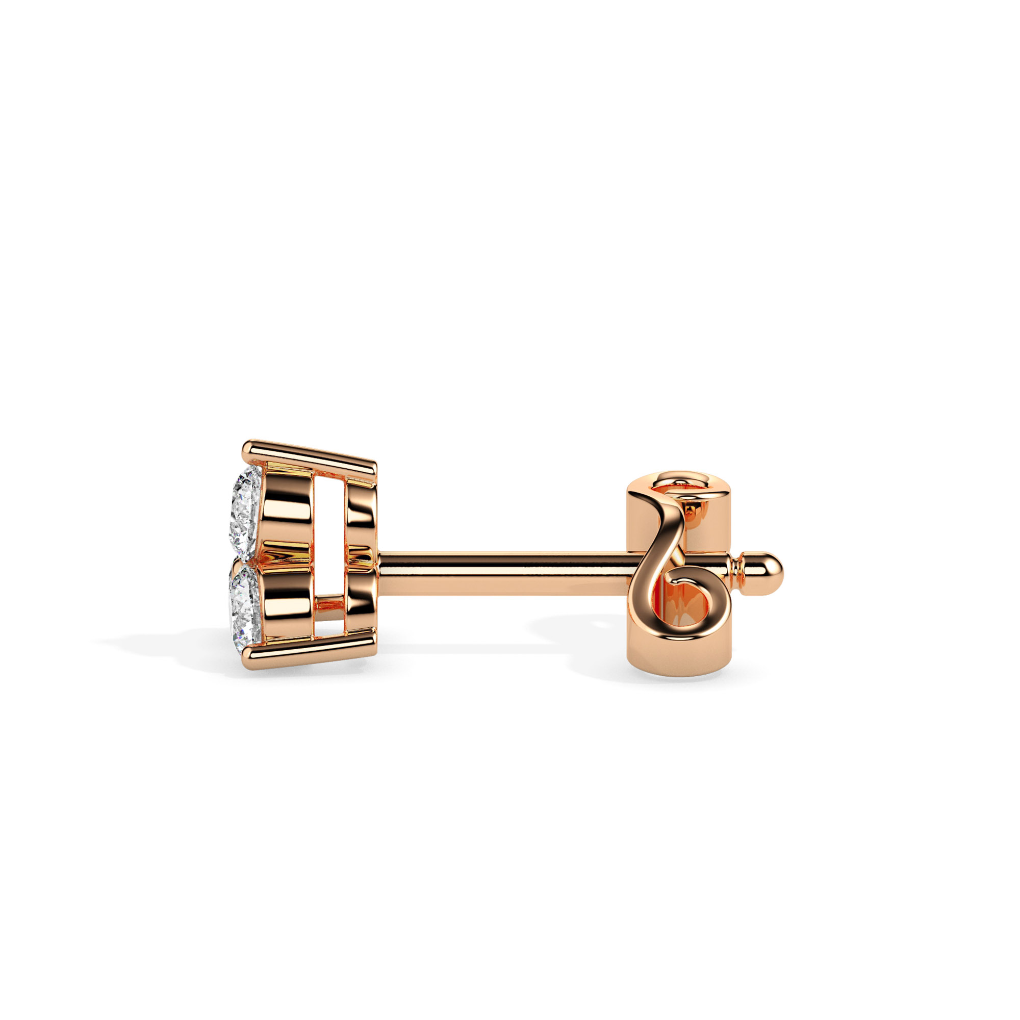 Diamond Earrings (Design Code 17053) - Image 3