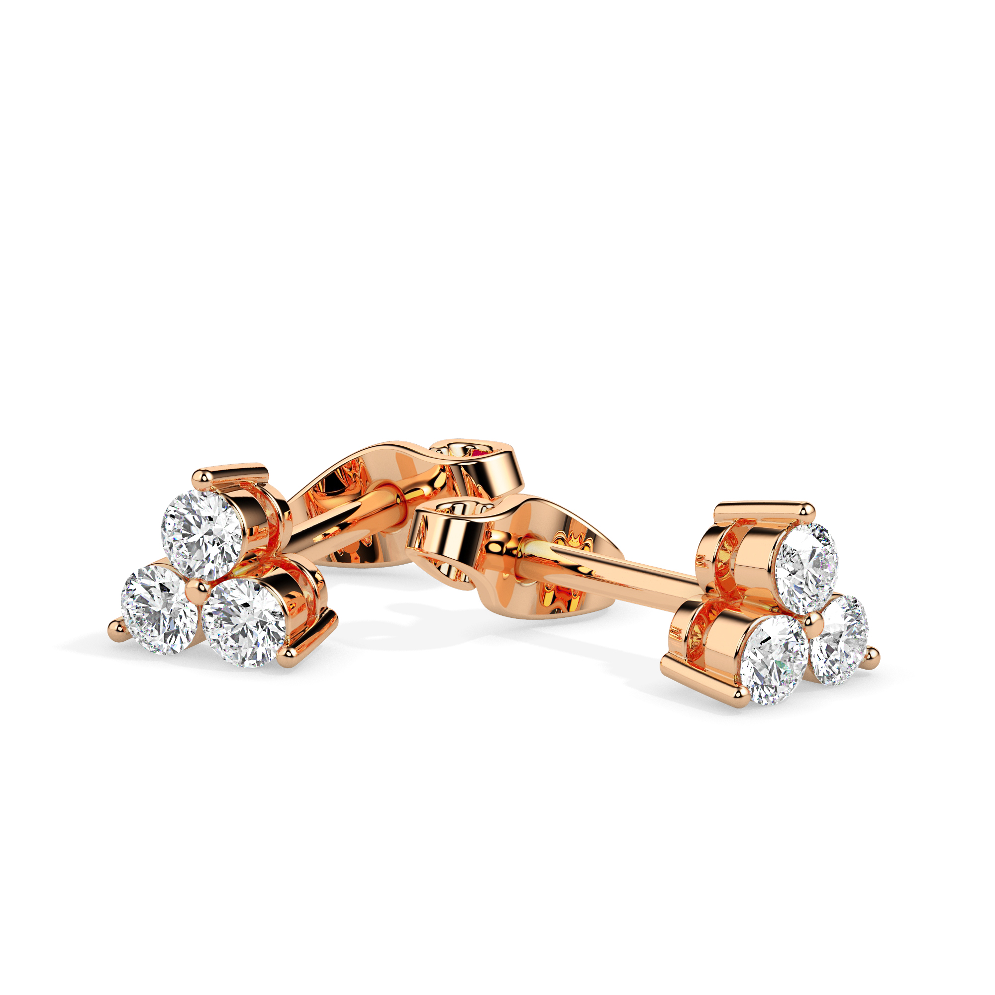 Diamond Earrings (Design Code 17053) - Image 5