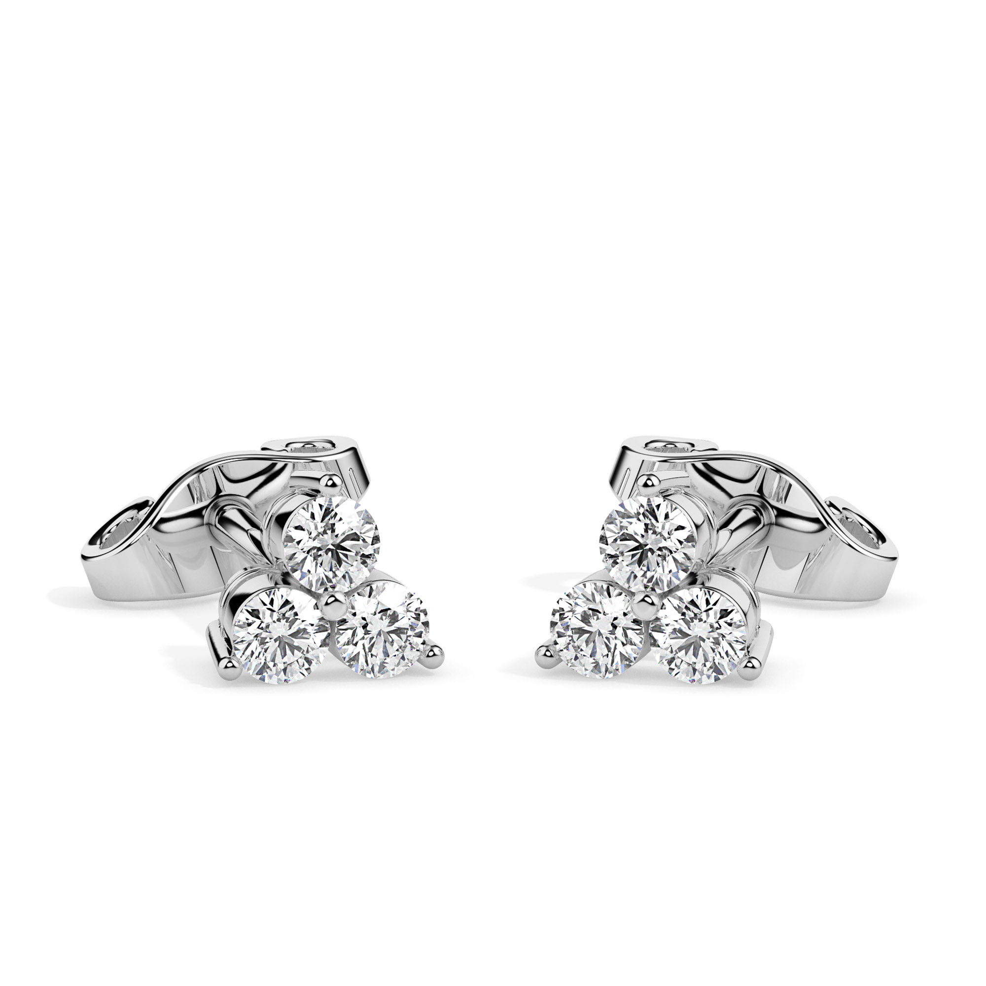 Diamond Earrings (Design Code 17053)