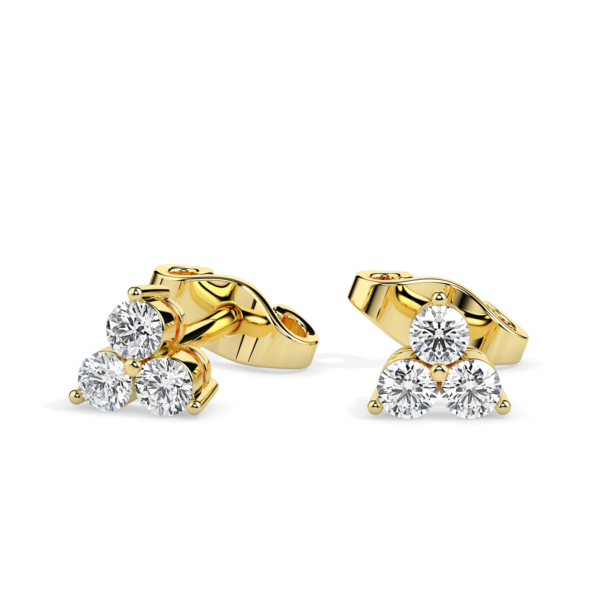 Diamond Earrings (Design Code 17053) - Image 10