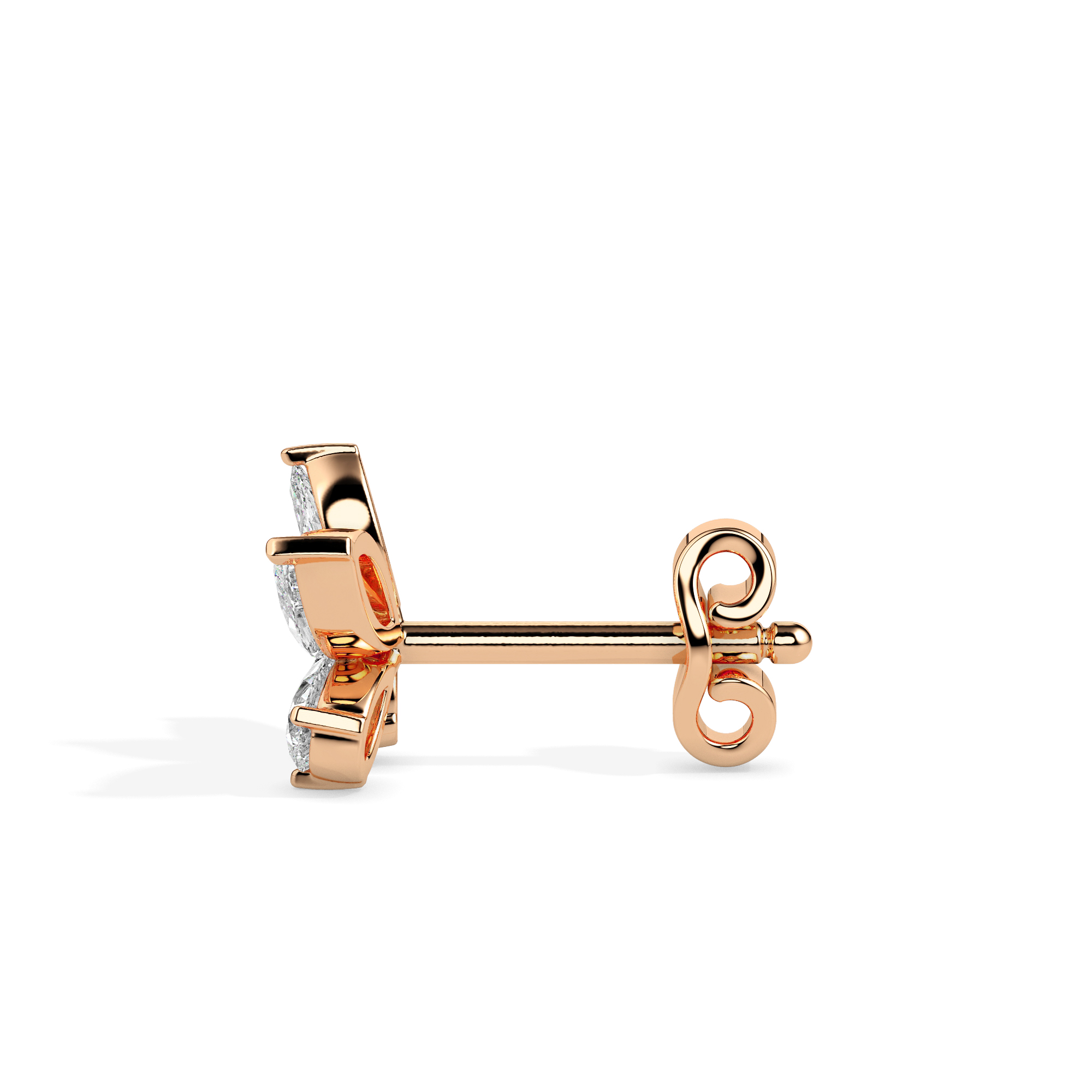 Diamond Earrings (Design Code 17056) - Image 4