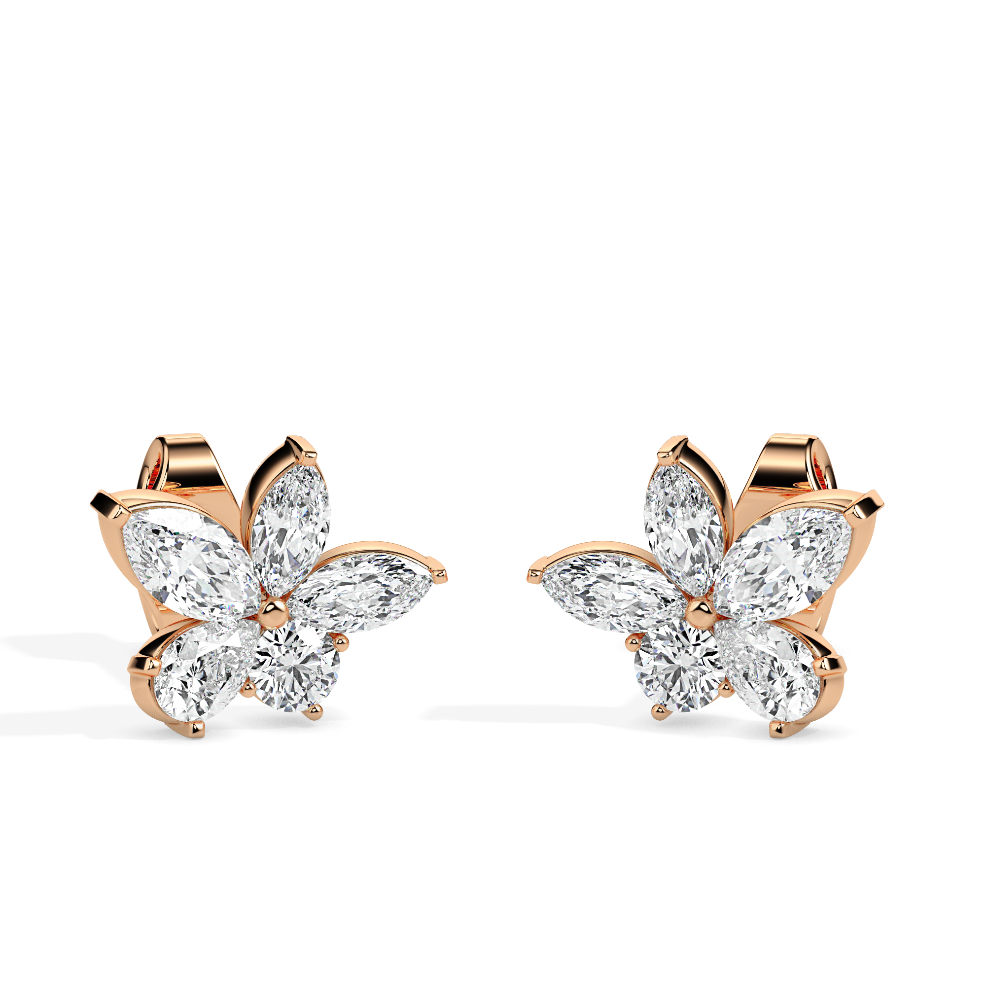 Diamond Earrings (Design Code 17056) - Image 5