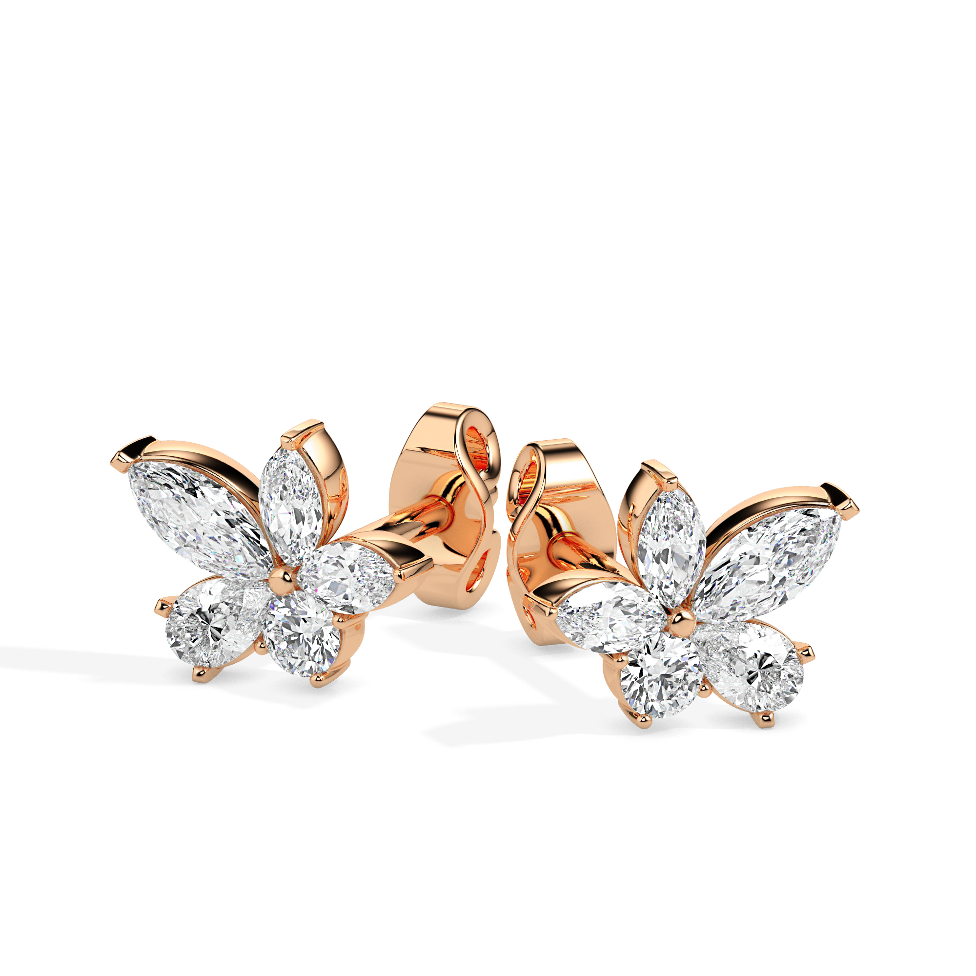 Diamond Earrings (Design Code 17056) - Image 6