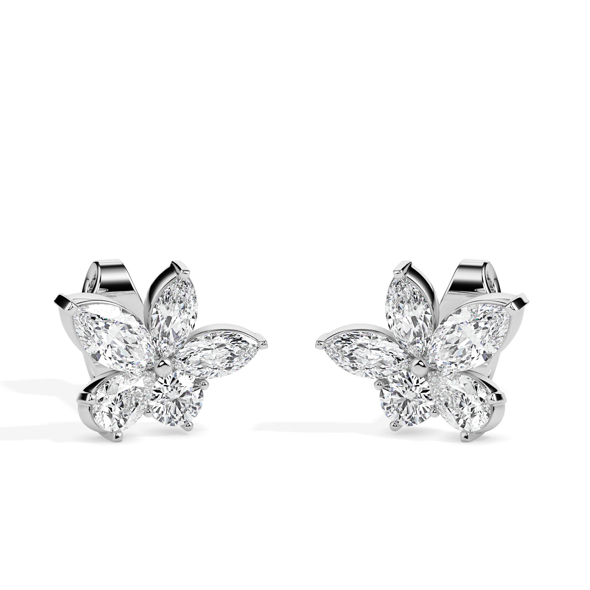 Diamond Earrings (Design Code 17056) - Image 8