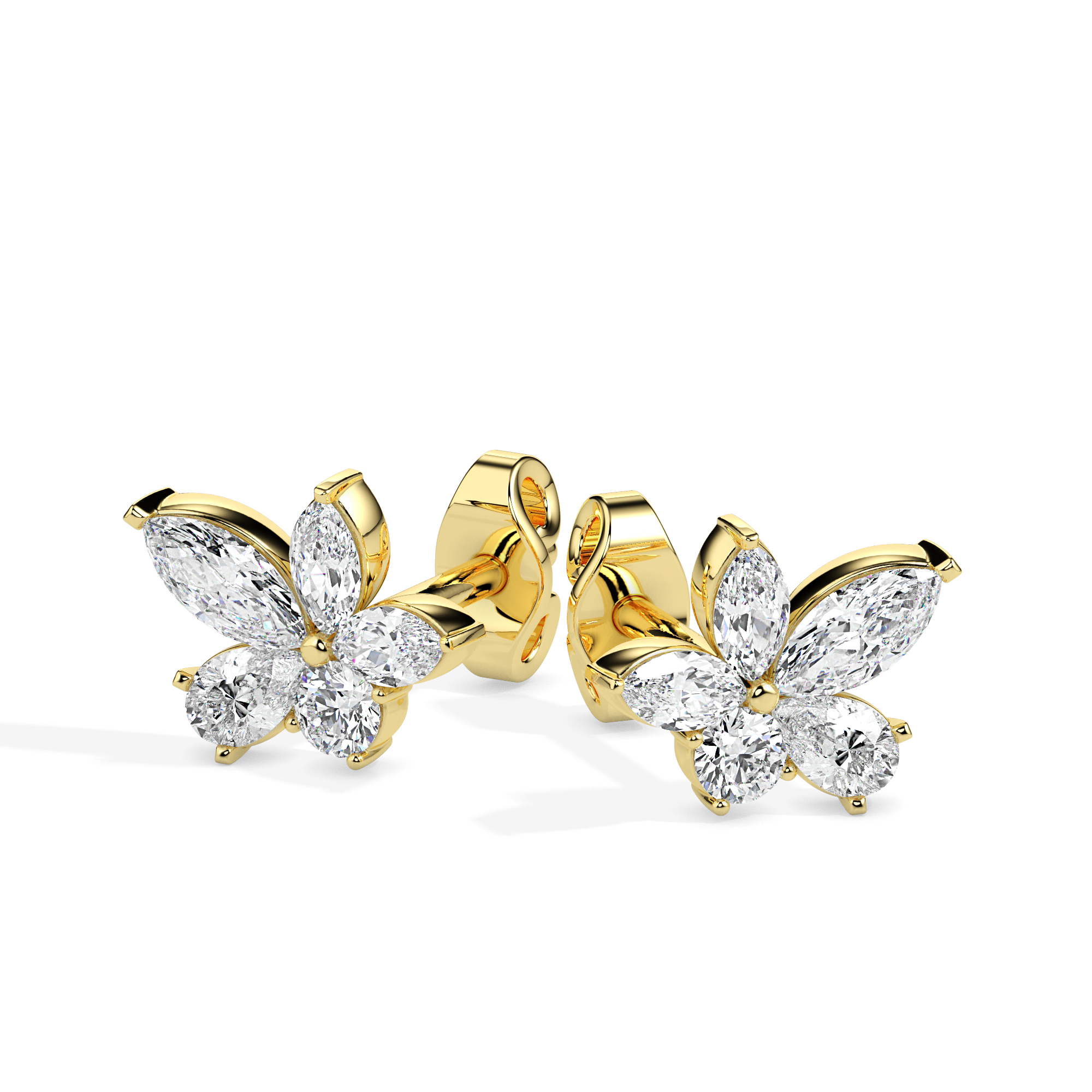 Diamond Earrings (Design Code 17056) - Image 13