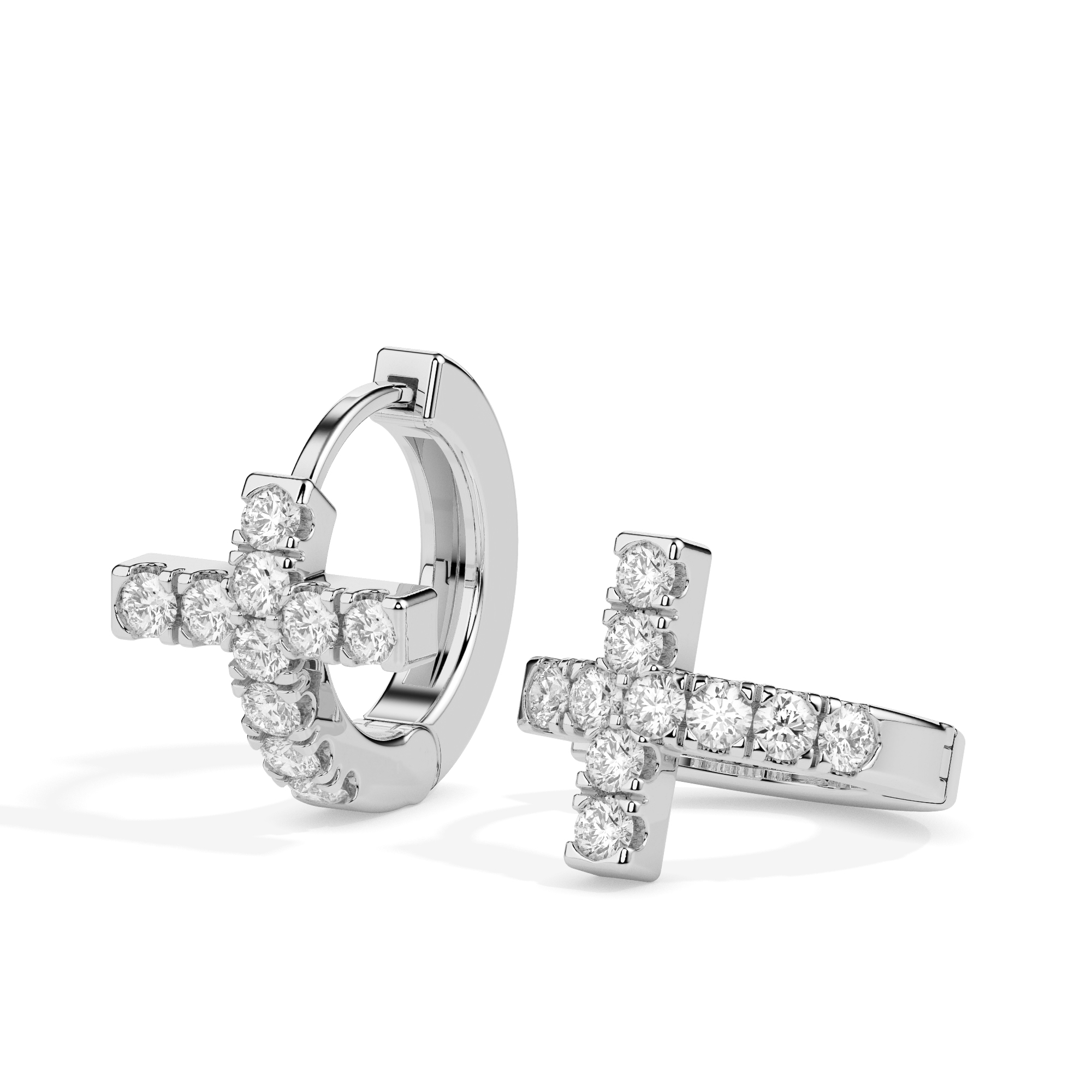 Diamond Earrings (Design Code 17061) - Image 9