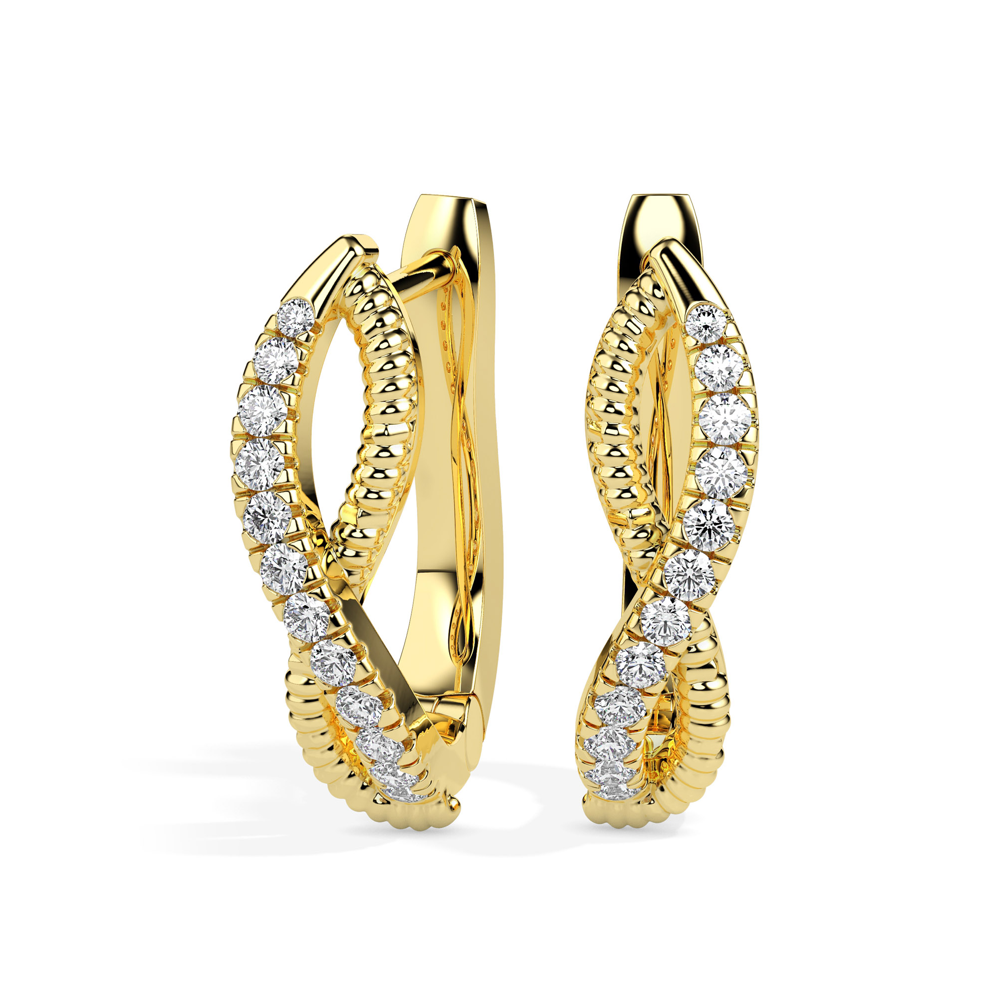 Diamond Earrings (Design Code 17072) - Image 10