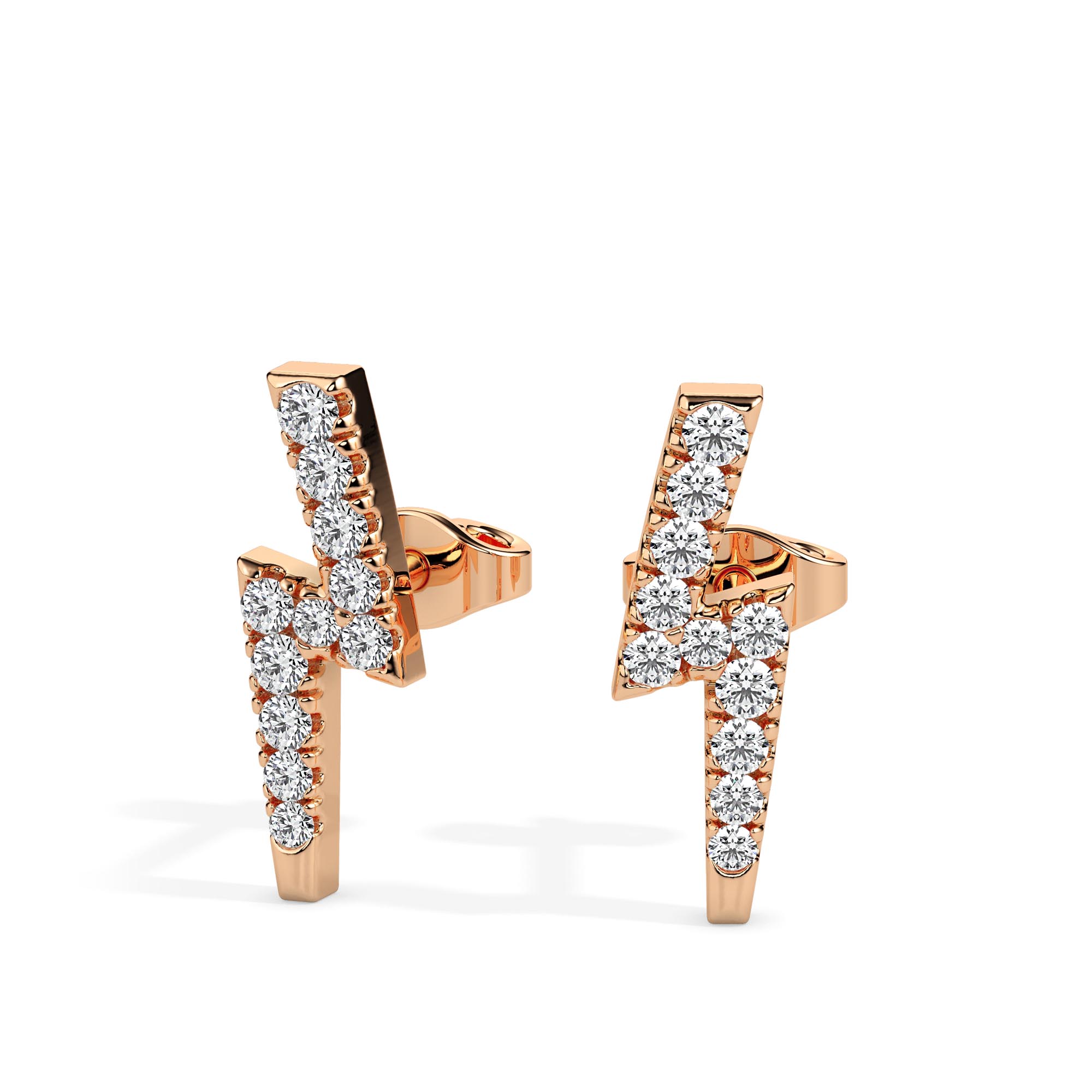 Diamond Earrings (Design Code 17078) - Image 2
