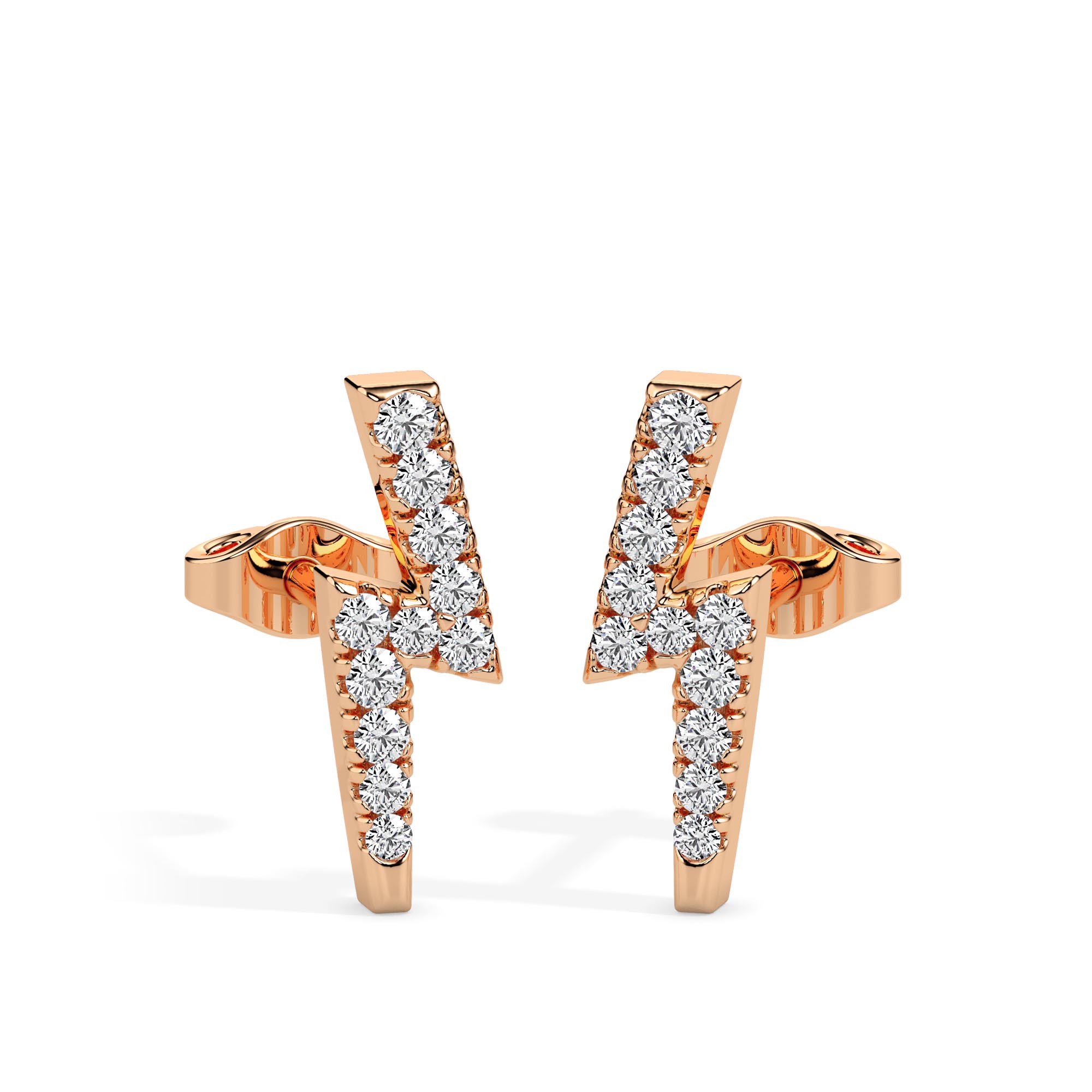 Diamond Earrings (Design Code 17078) - Image 4