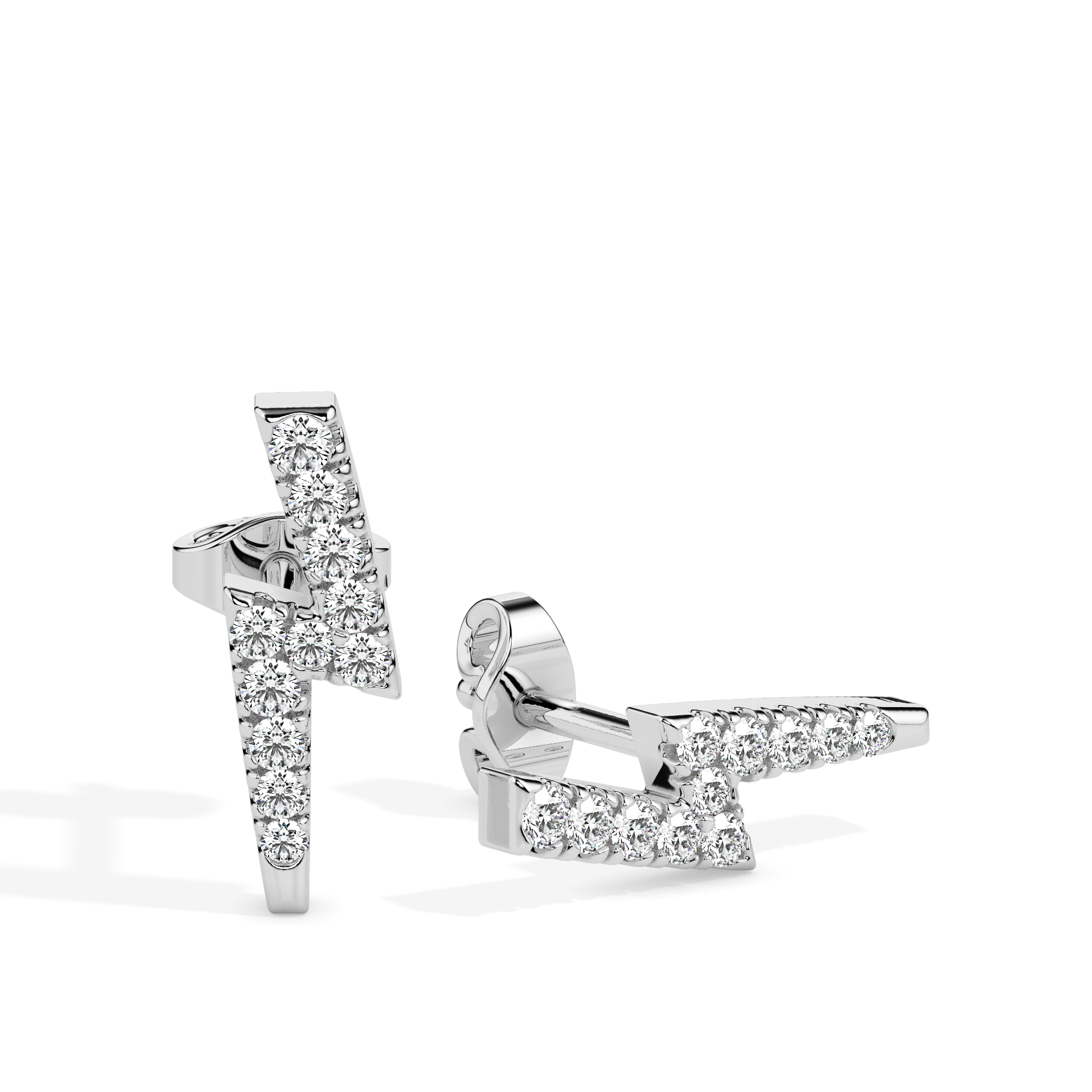 Diamond Earrings (Design Code 17078) - Image 9