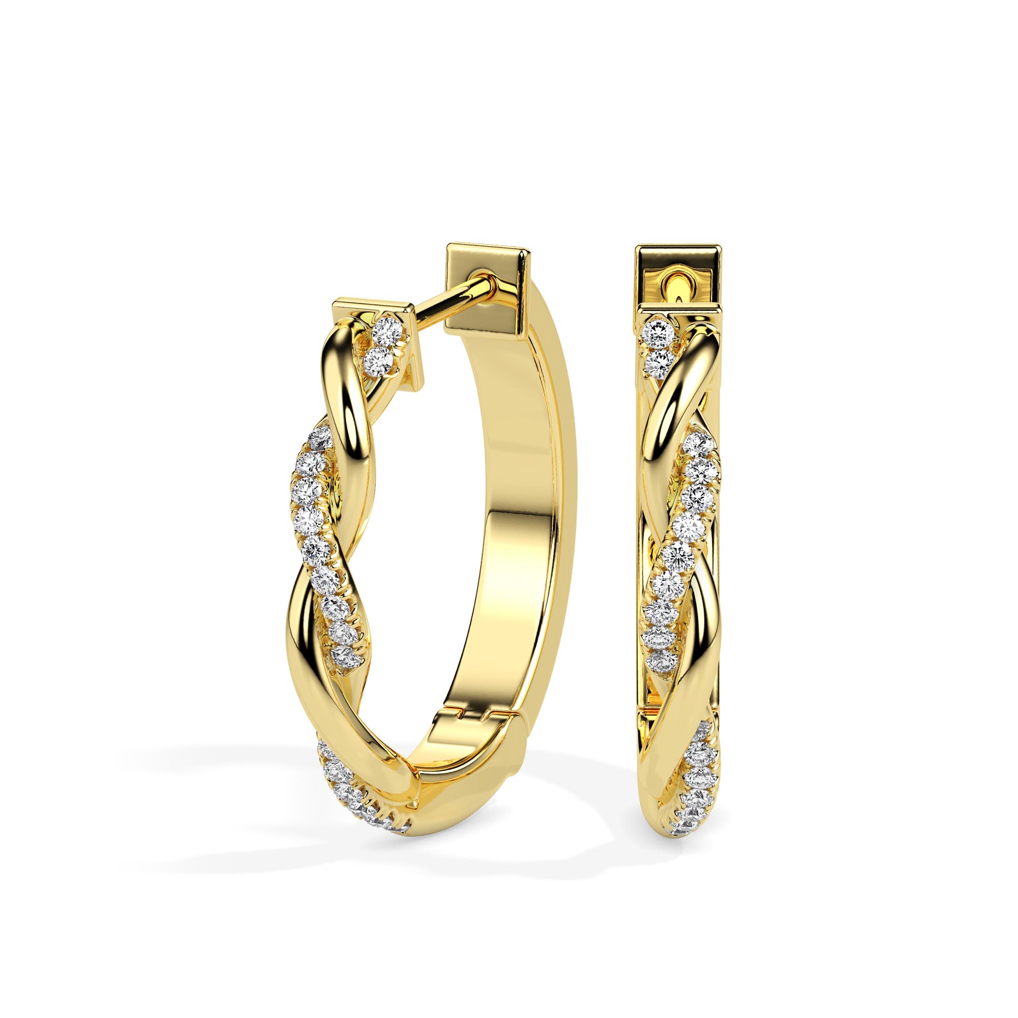 Diamond Earrings (Design Code 17080)