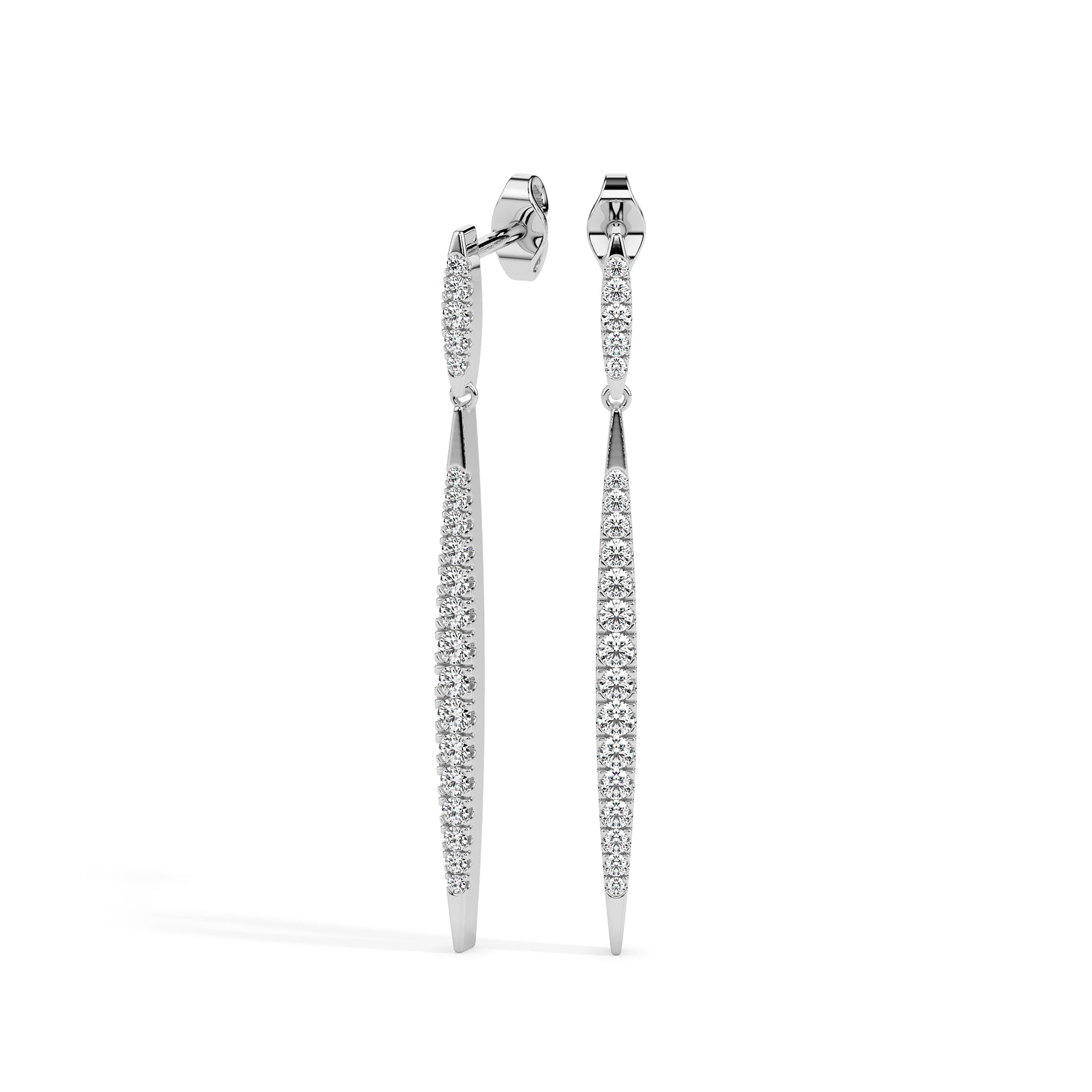 Diamond Earrings (Design Code 17081)