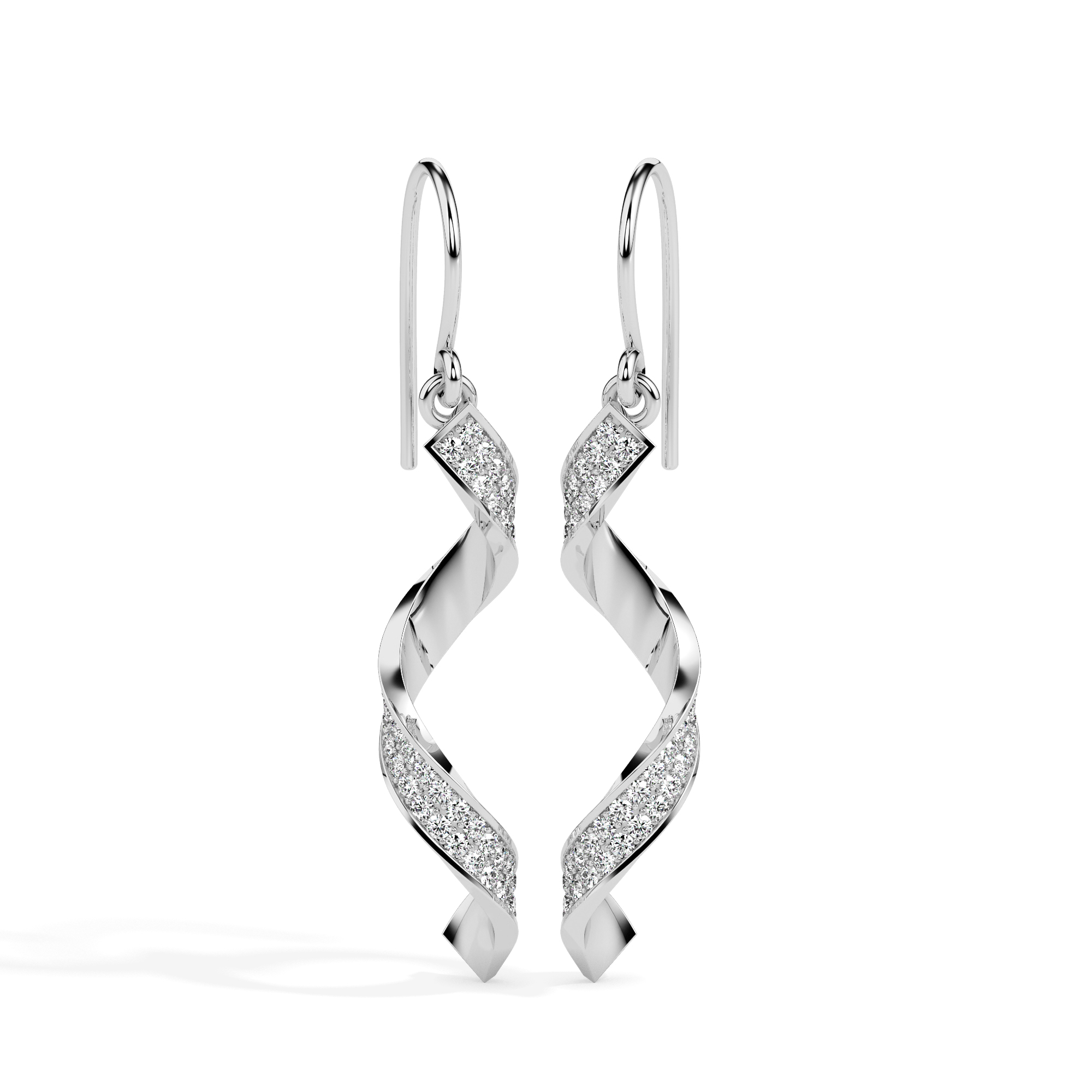 Diamond Earrings (Design Code 17083) - Image 8