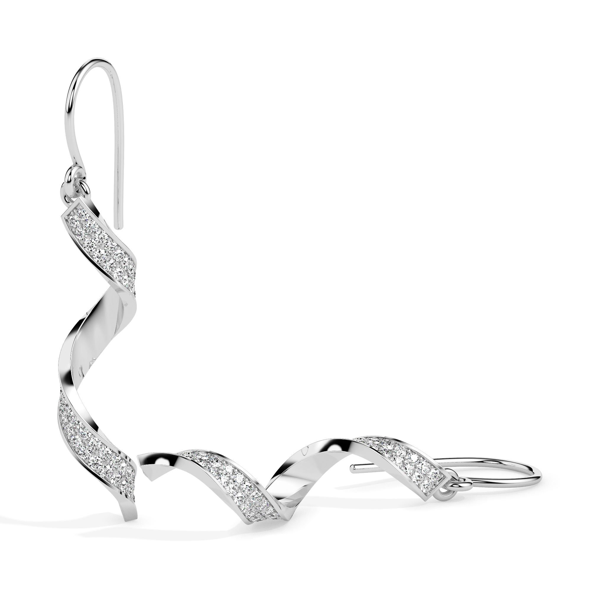 Diamond Earrings (Design Code 17083) - Image 9