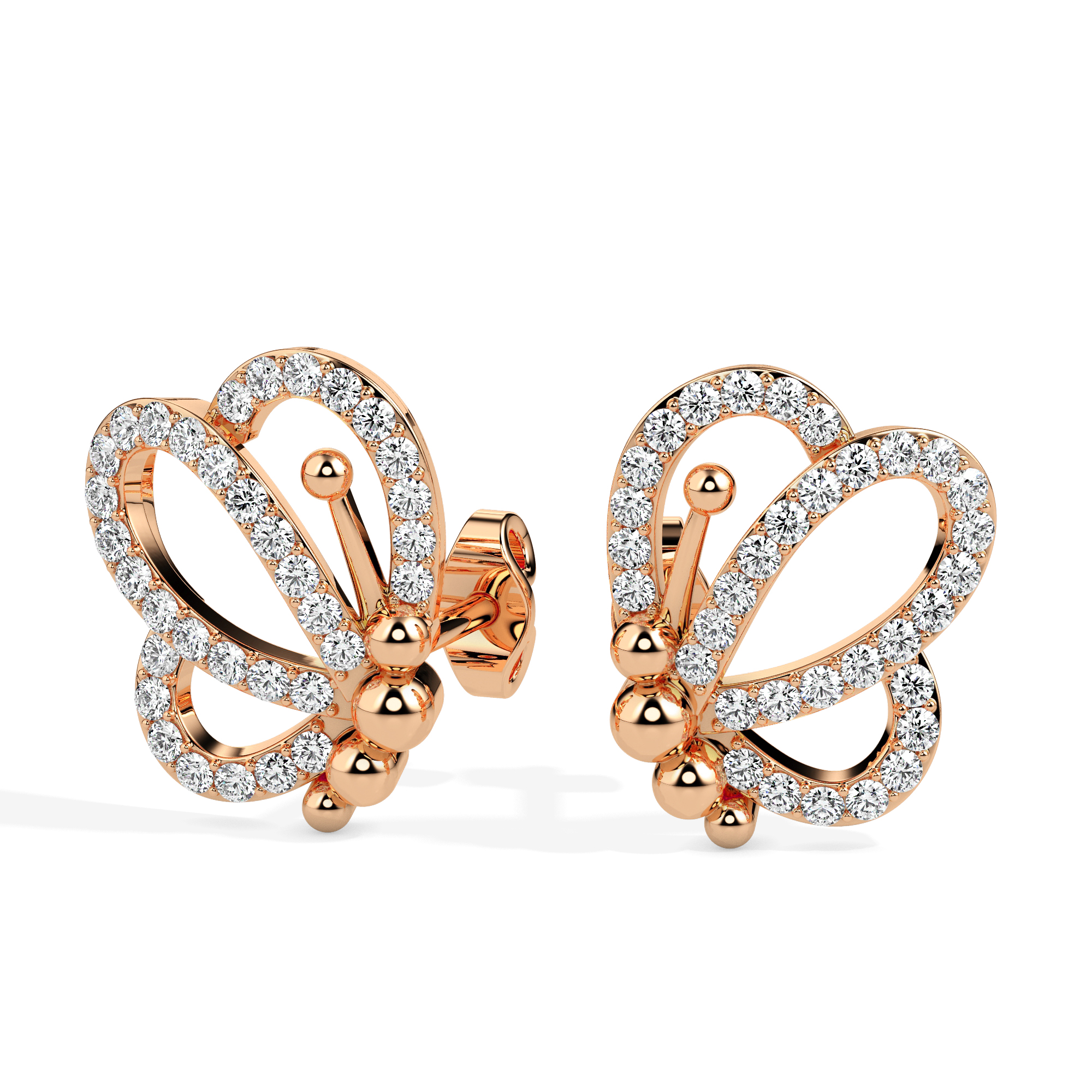 Diamond Earrings (Design Code 17084) - Image 3