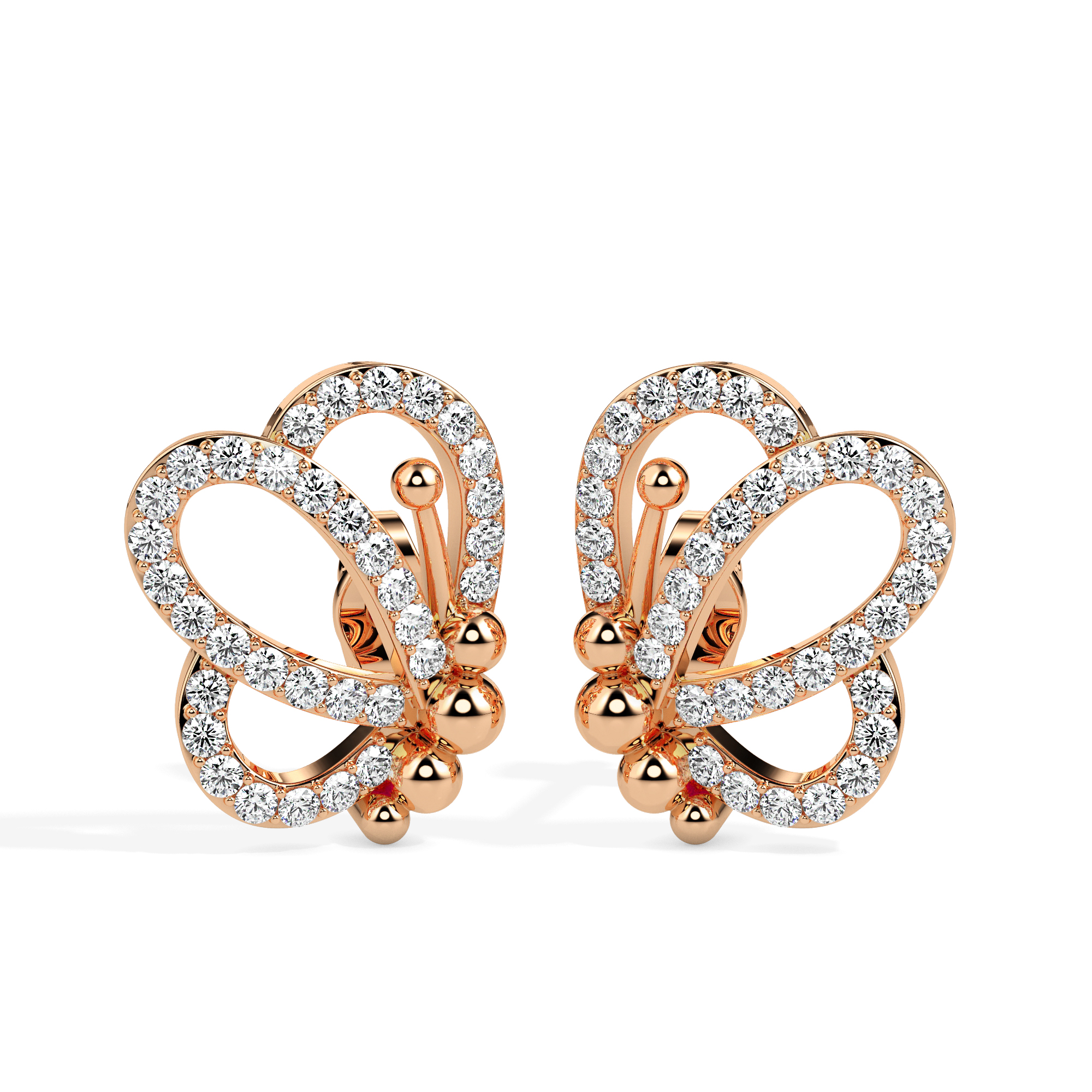 Diamond Earrings (Design Code 17084) - Image 4
