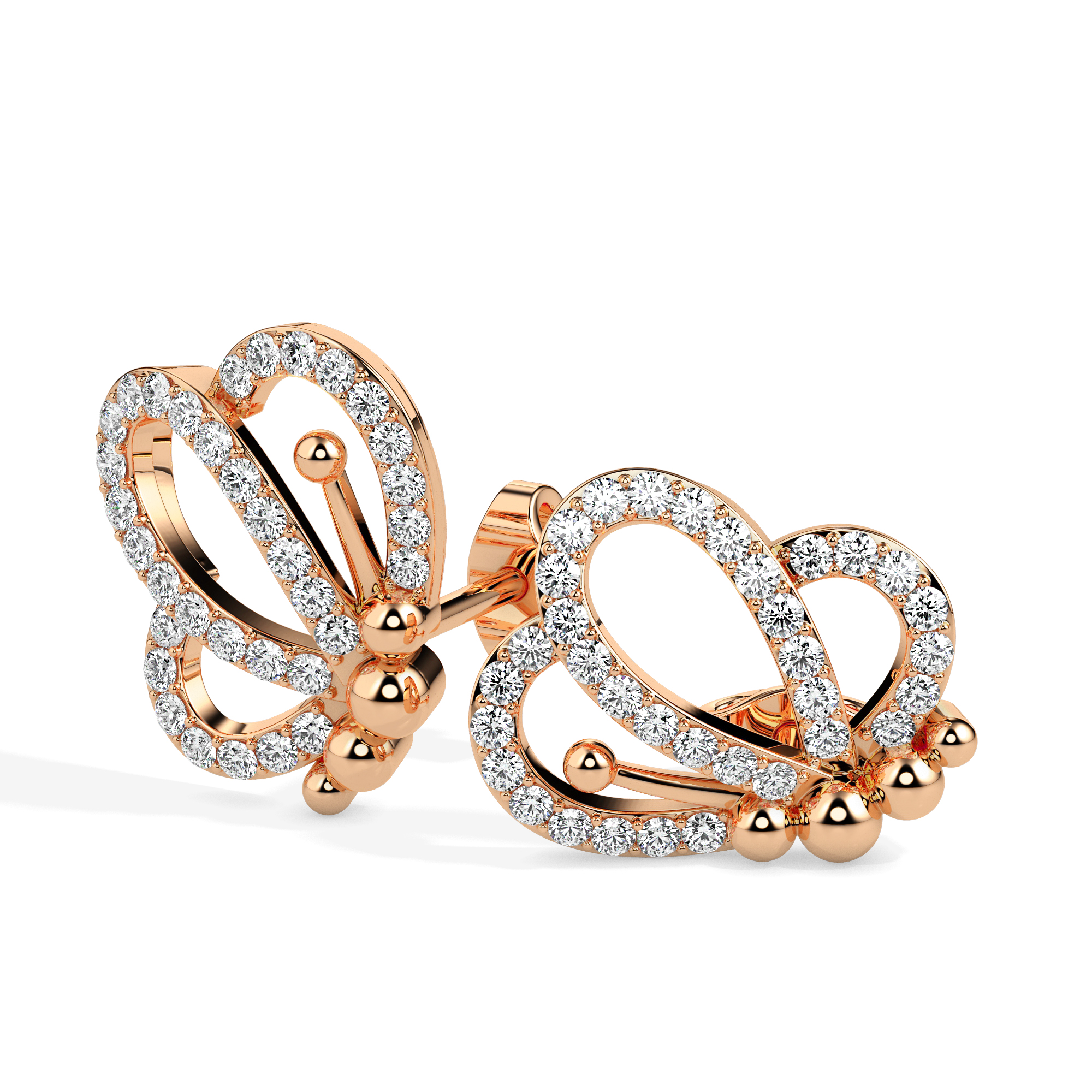 Diamond Earrings (Design Code 17084) - Image 5