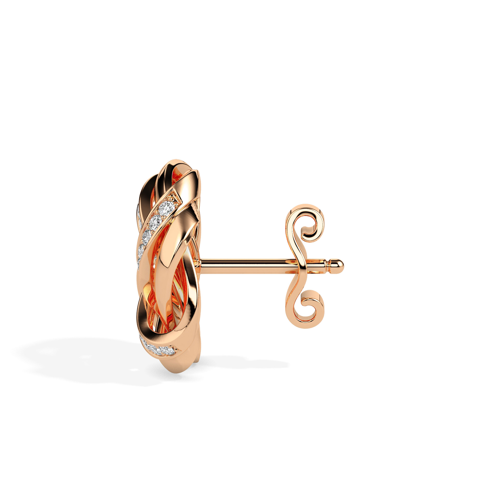 Diamond Earrings (Design Code 17090) - Image 3