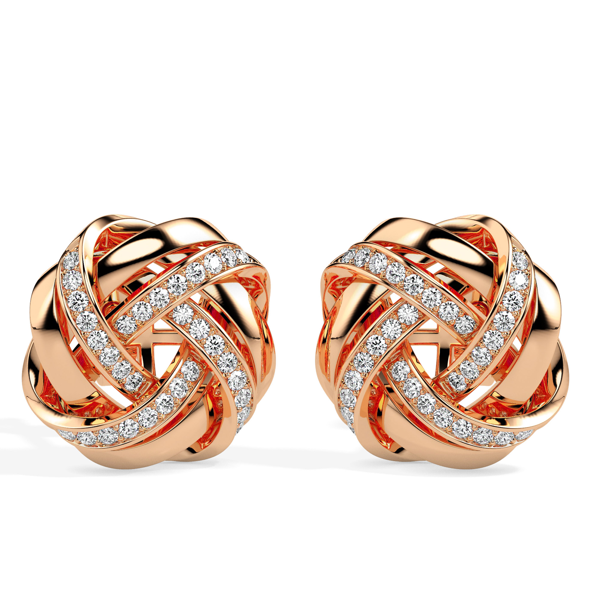 Diamond Earrings (Design Code 17090) - Image 4