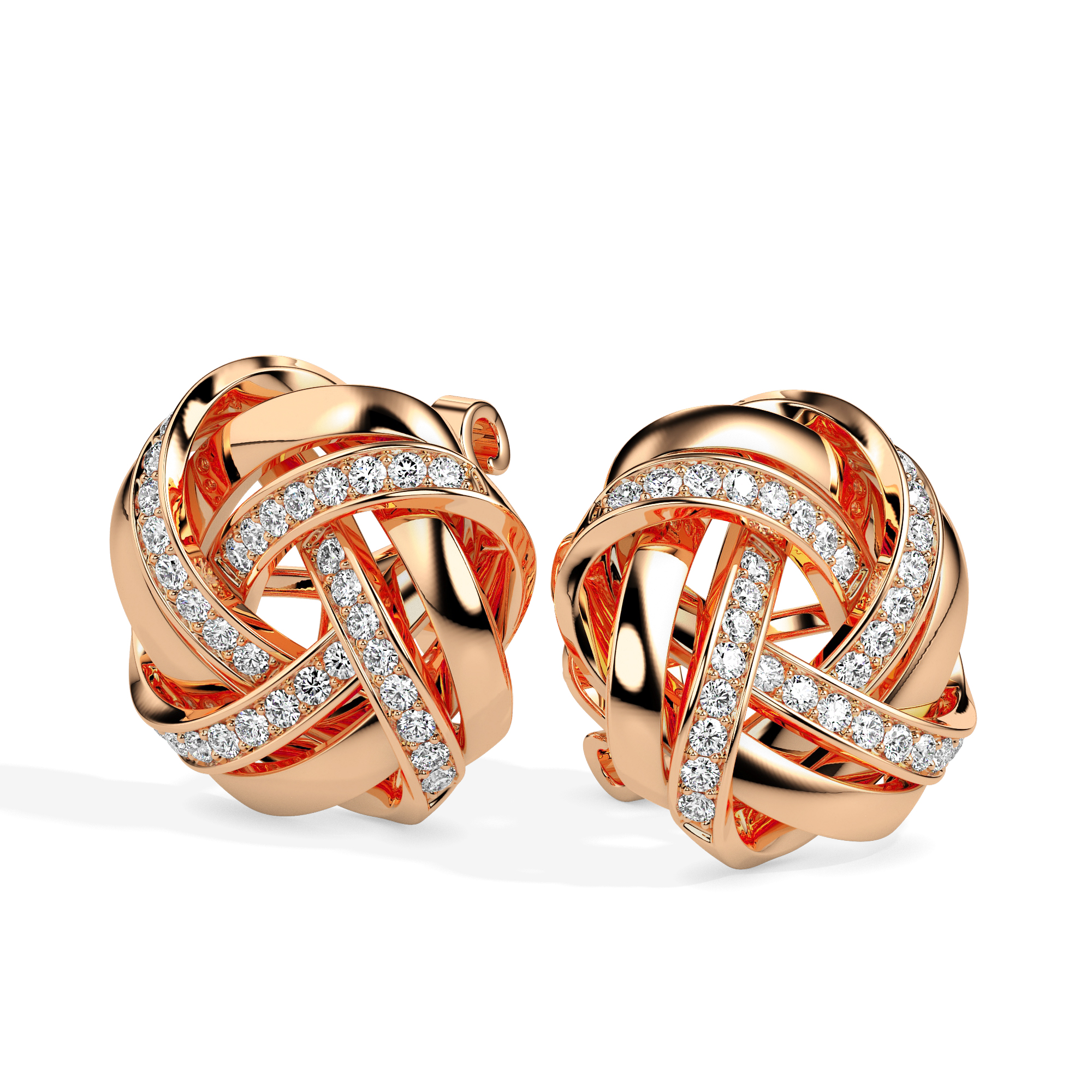 Diamond Earrings (Design Code 17090) - Image 5