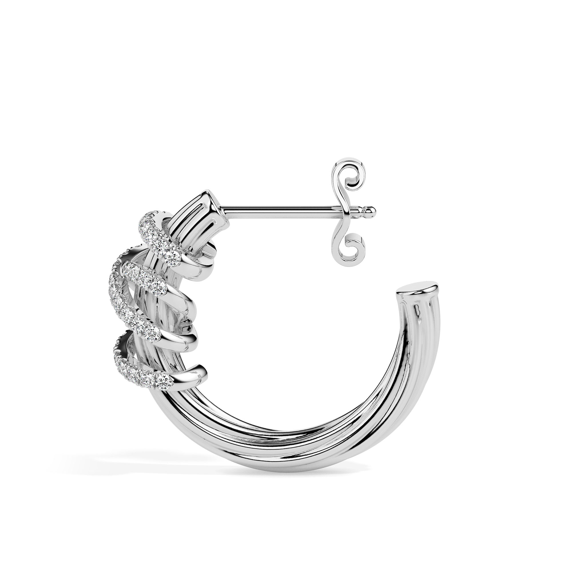 Diamond Earrings (Design Code 17096) - Image 7