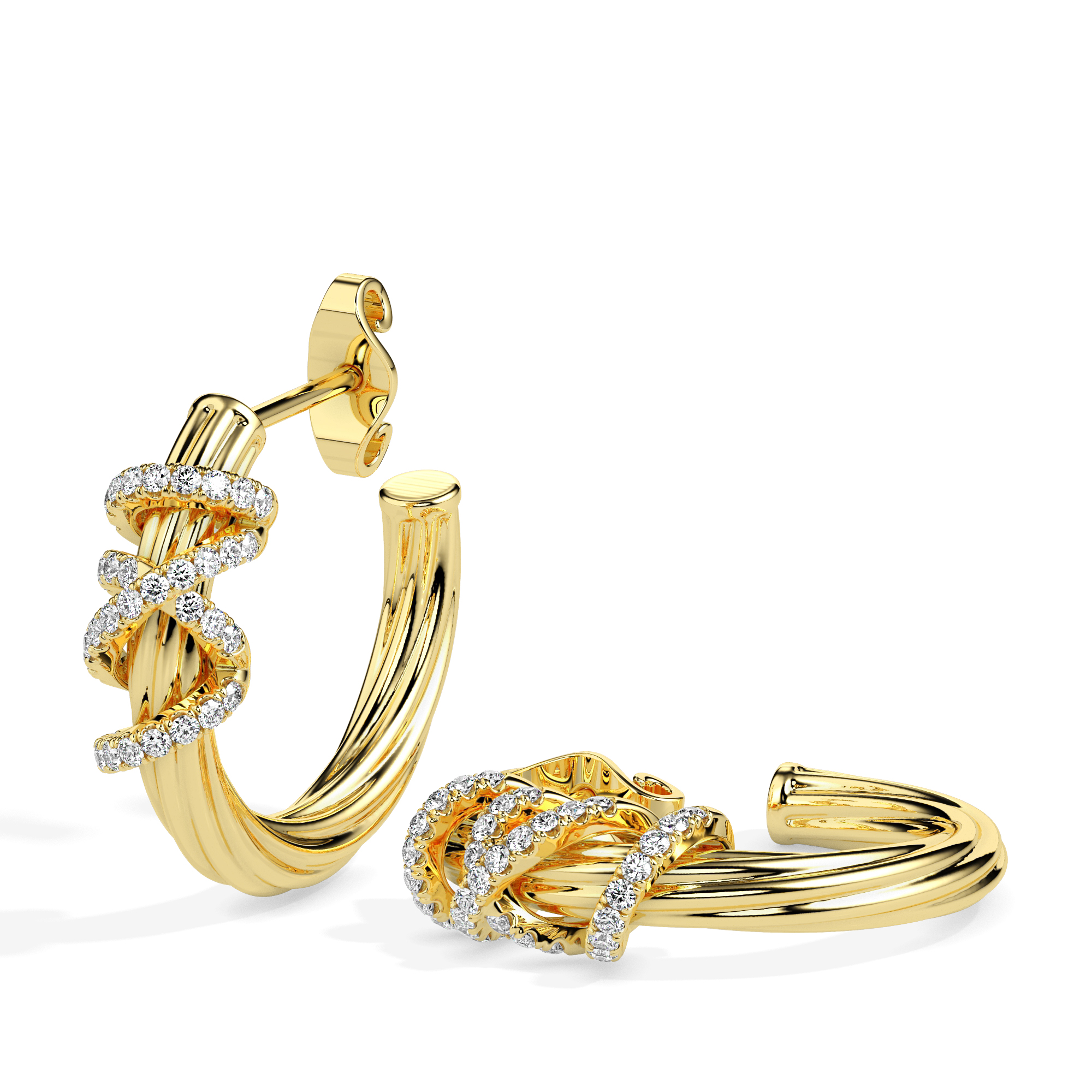 Diamond Earrings (Design Code 17096) - Image 13