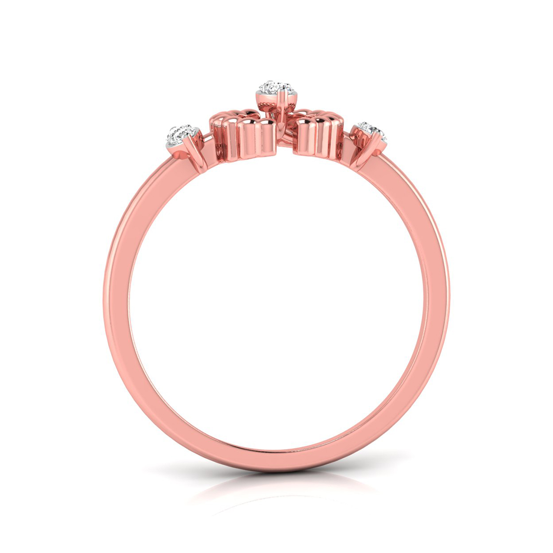 Diamond Marquise Trio Ring – R-151 - Image 3