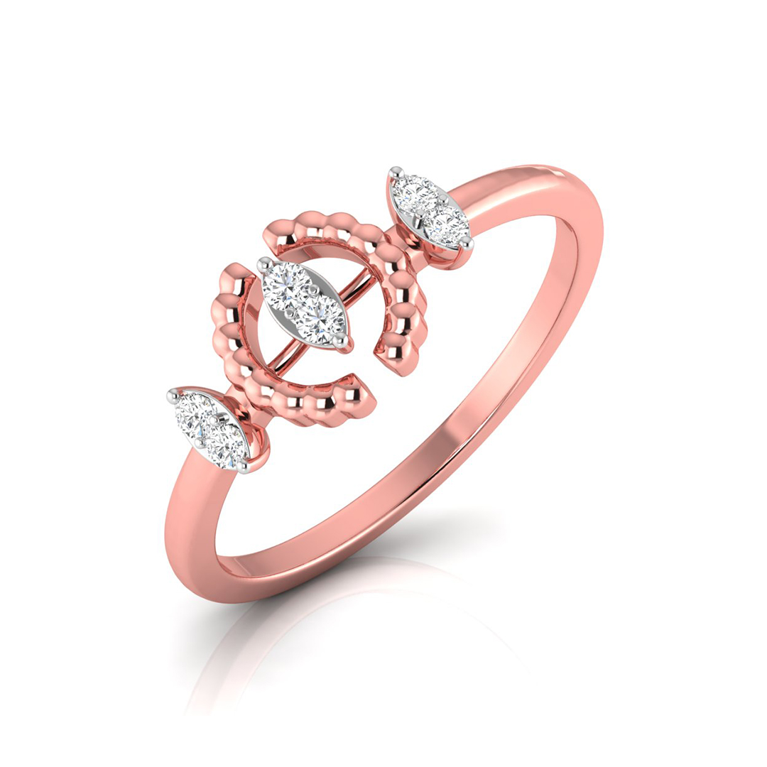Diamond Marquise Trio Ring – R-151 - Image 5