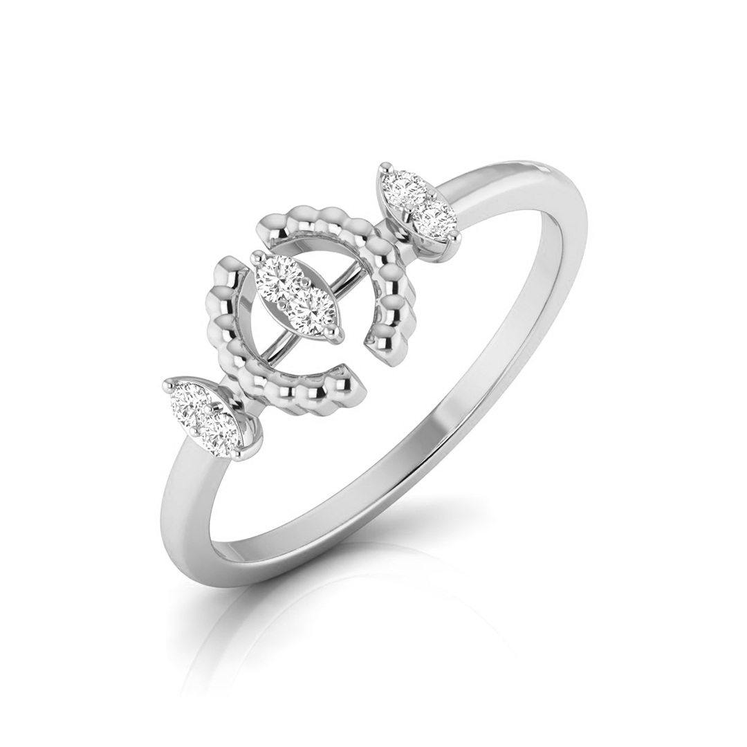 Diamond Marquise Trio Ring – R-151 - Image 9