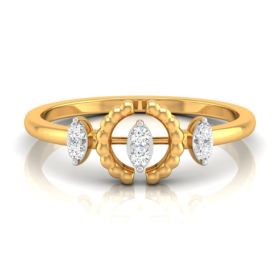 Diamond Marquise Trio Ring – R-151 - Image 10