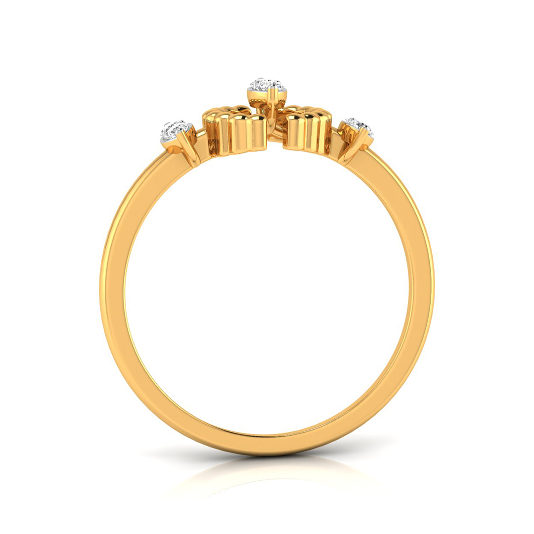 Diamond Marquise Trio Ring – R-151 - Image 11