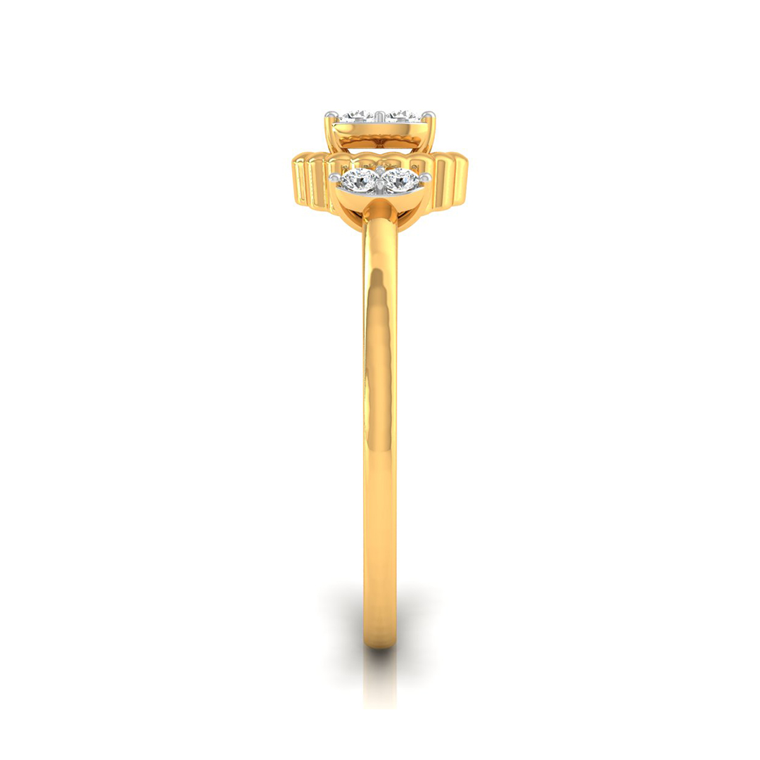 Diamond Marquise Trio Ring – R-151 - Image 12