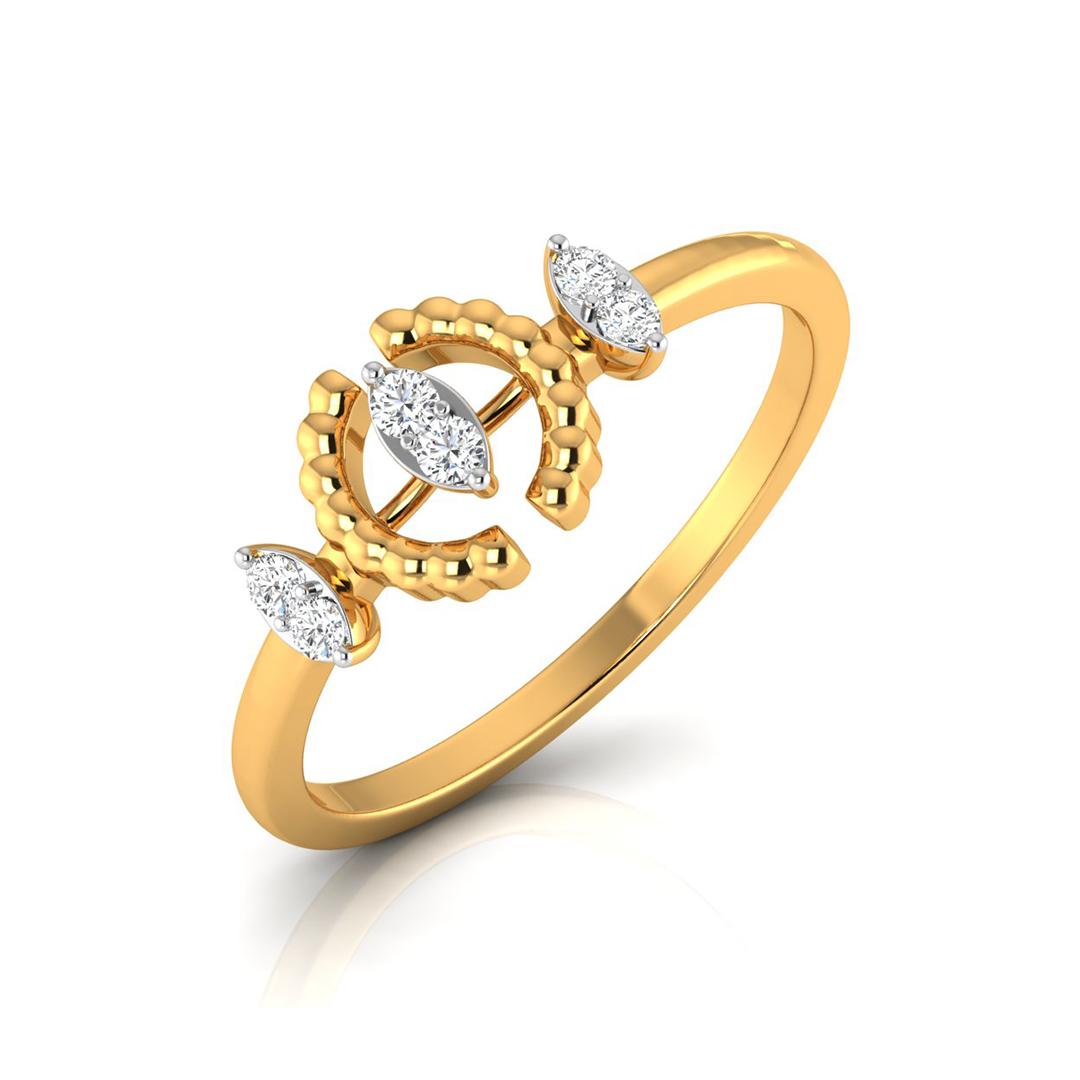 Diamond Marquise Trio Ring – R-151 - Image 13