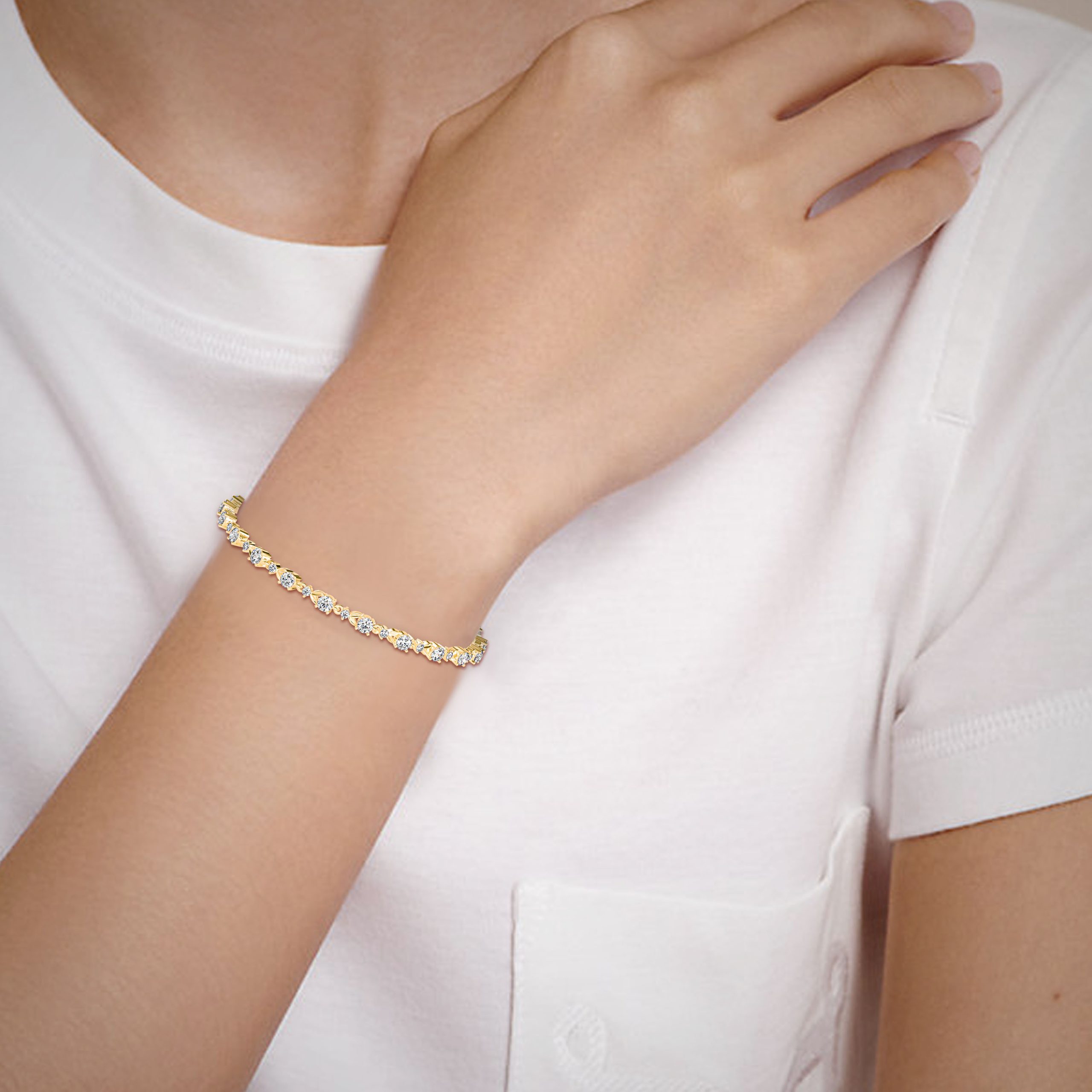 Diamond Bracelet (TB - 14009) - Image 14